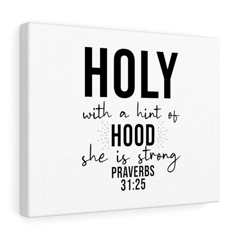 She is Strong Proverbs 31:25 Christian Wall Art - Bible Verse Print for Home Decor - Inspirational Scripture Gift for Women, Ready to Hang - Perfect for Bedroom, Living Room & Office