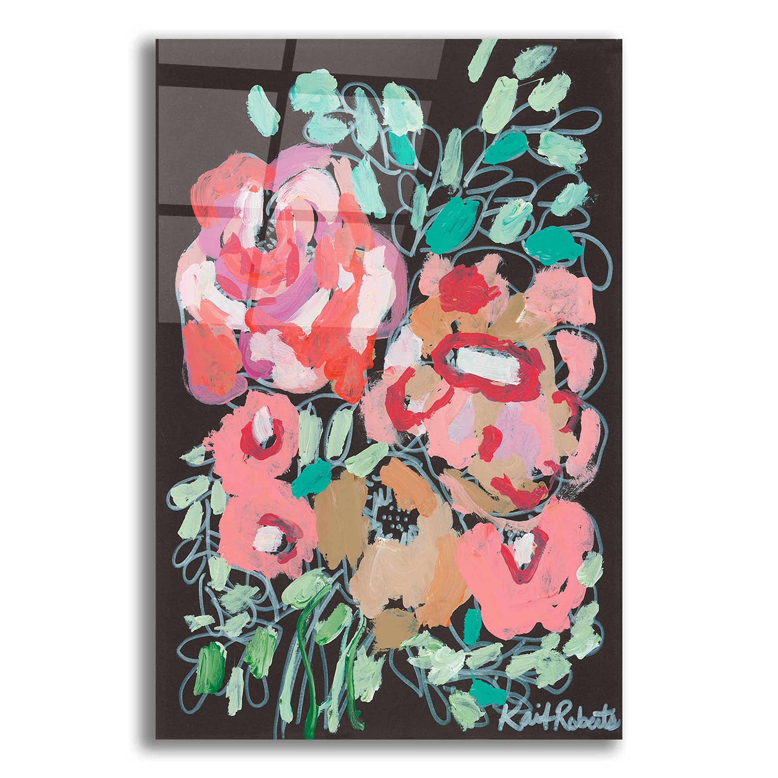 Epic Art 'You Amaze Me' by Kait Roberts - 16x24 Inch Acrylic Glass Wall Art for Living Room, Bedroom & Office Decor - Modern Abstract Painting for Home & Gifts