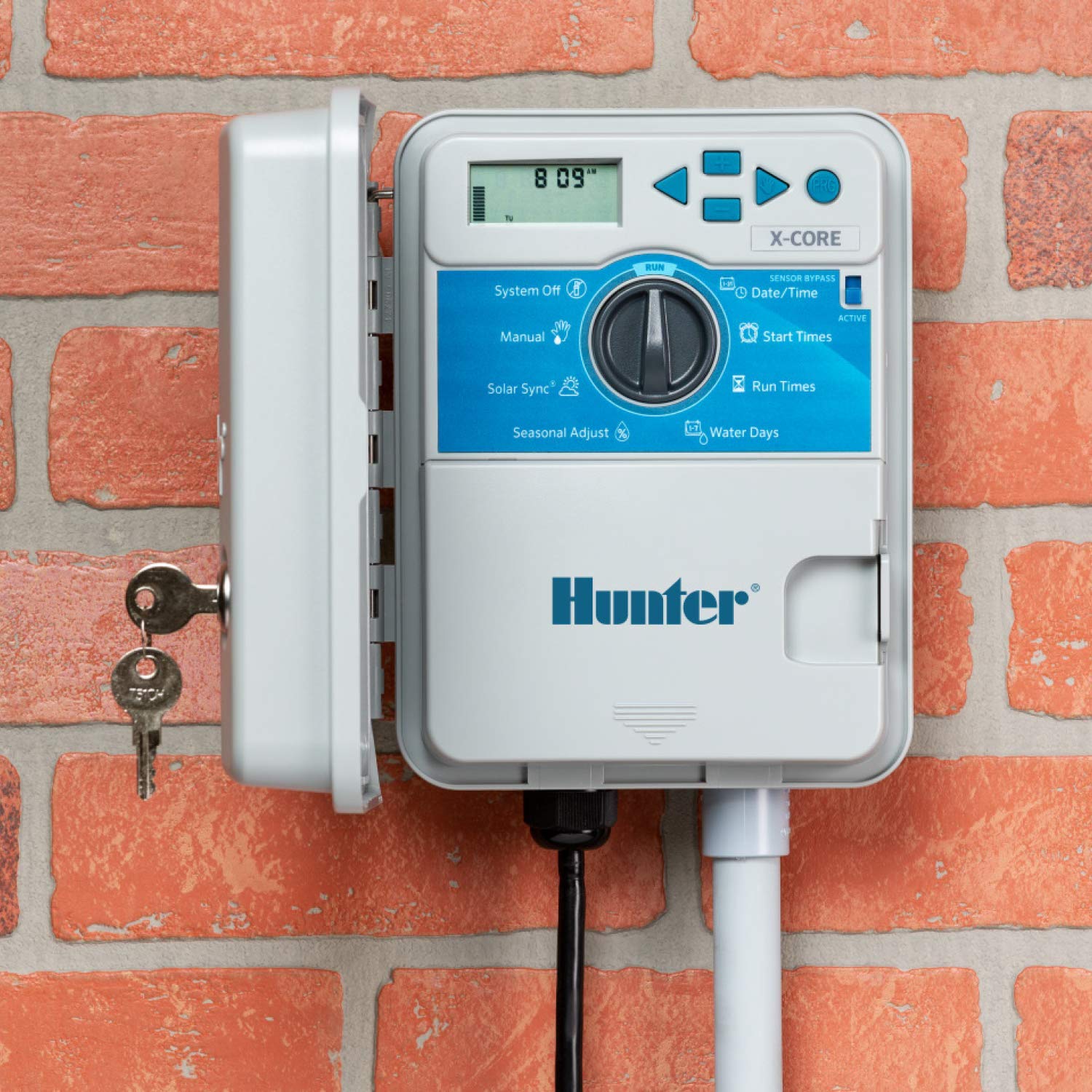 Hunter XC400 X-Core 4-Station Outdoor Irrigation Controller - Smart Watering System for Lawns & Gardens | Perfect for Residential & Commercial Landscaping