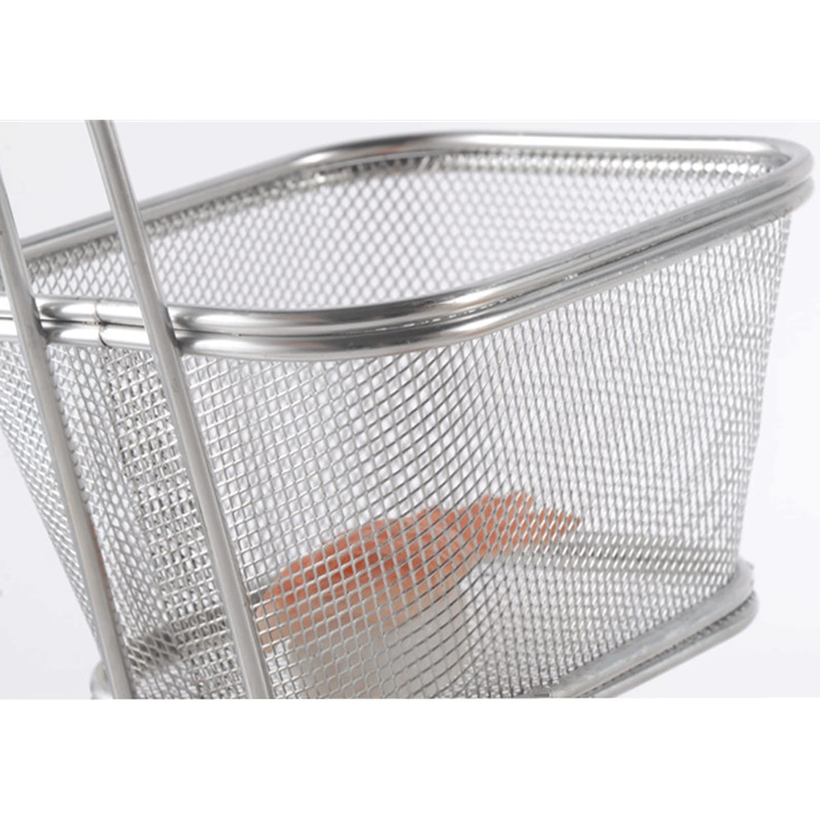 Stainless Steel French Fry Basket - Durable Deep Fryer Basket for French Fries, Onion Rings & Snacks - Restaurant & Home Kitchen Cooking Tool - Perfect for Frying, Draining & Serving (Color Options)