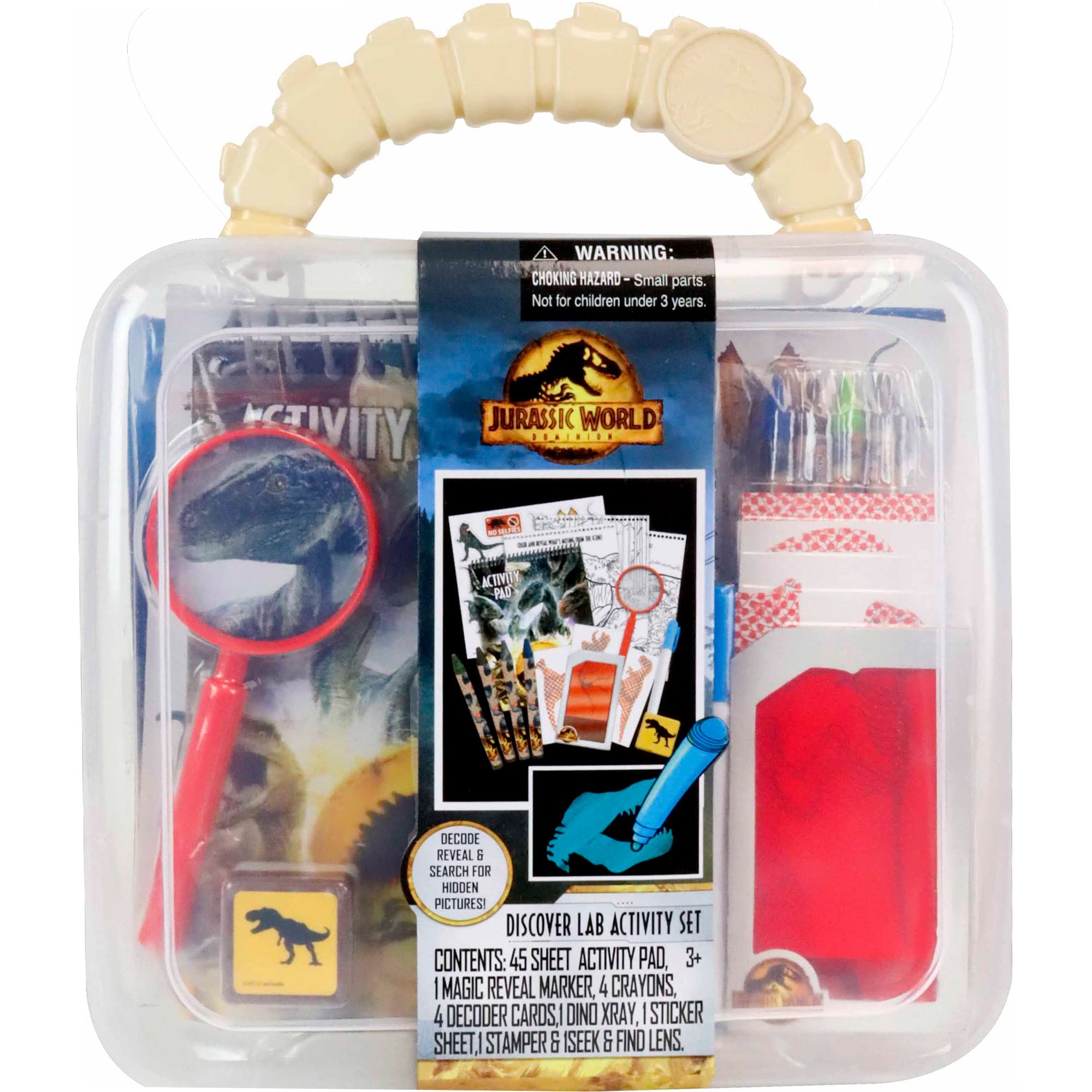 Tara Toys Jurassic World Dino Discovery Lab - STEM Educational Dinosaur Toy Set for Kids (58804) | Fun Science Experiments & Learning Activities for Children