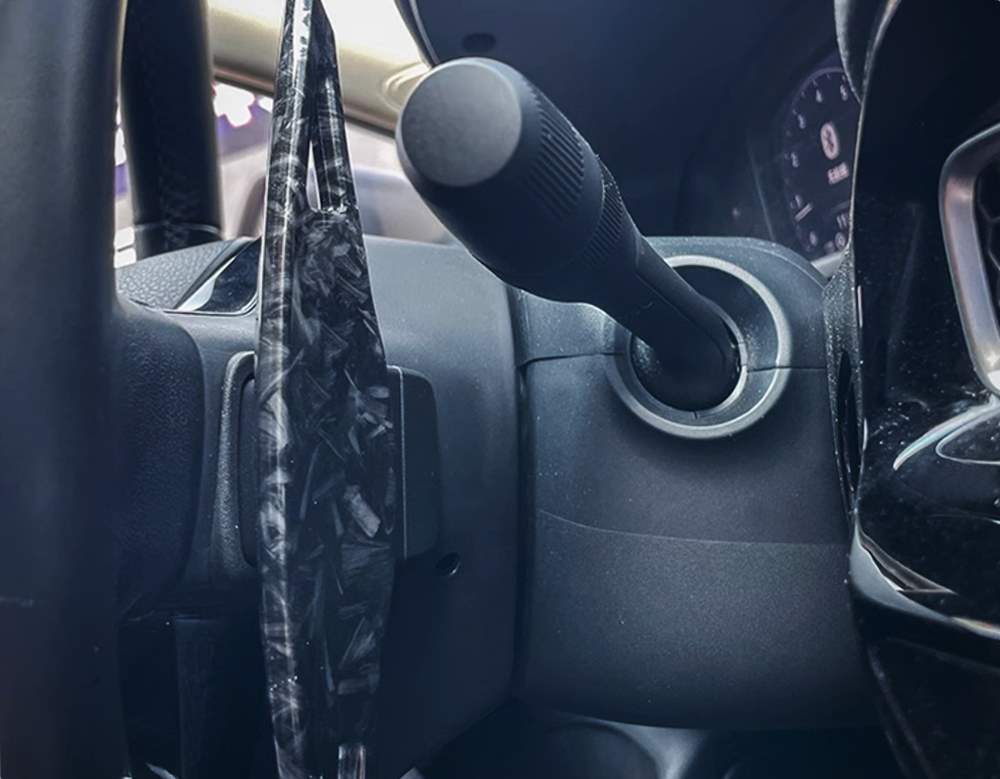 Premium Forged Carbon Fiber Steering Wheel Paddle Shifters for 2022+ Honda Civic, Accord & Integra - Upgrade Your Driving Experience with Sporty Gear Shifting