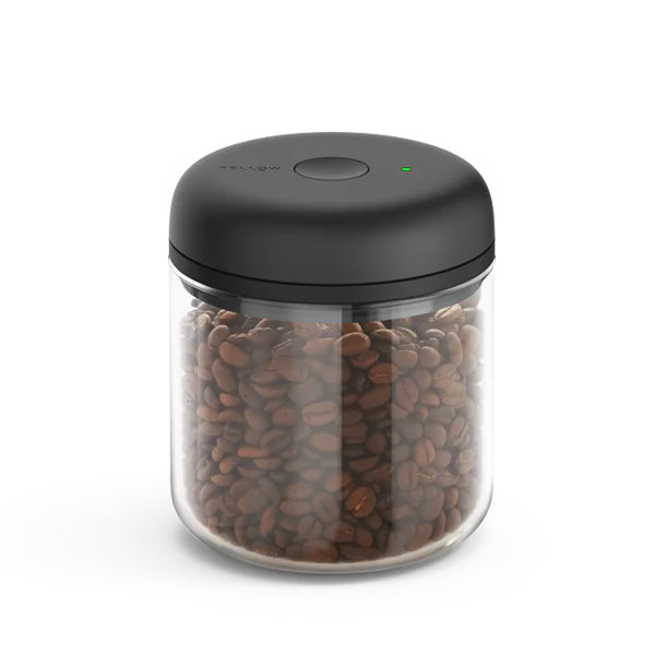 Fellow E Atmos Coffee Vacuum Canister - Airtight Coffee Storage Container for Freshness | Perfect for Home, Office & Travel Use