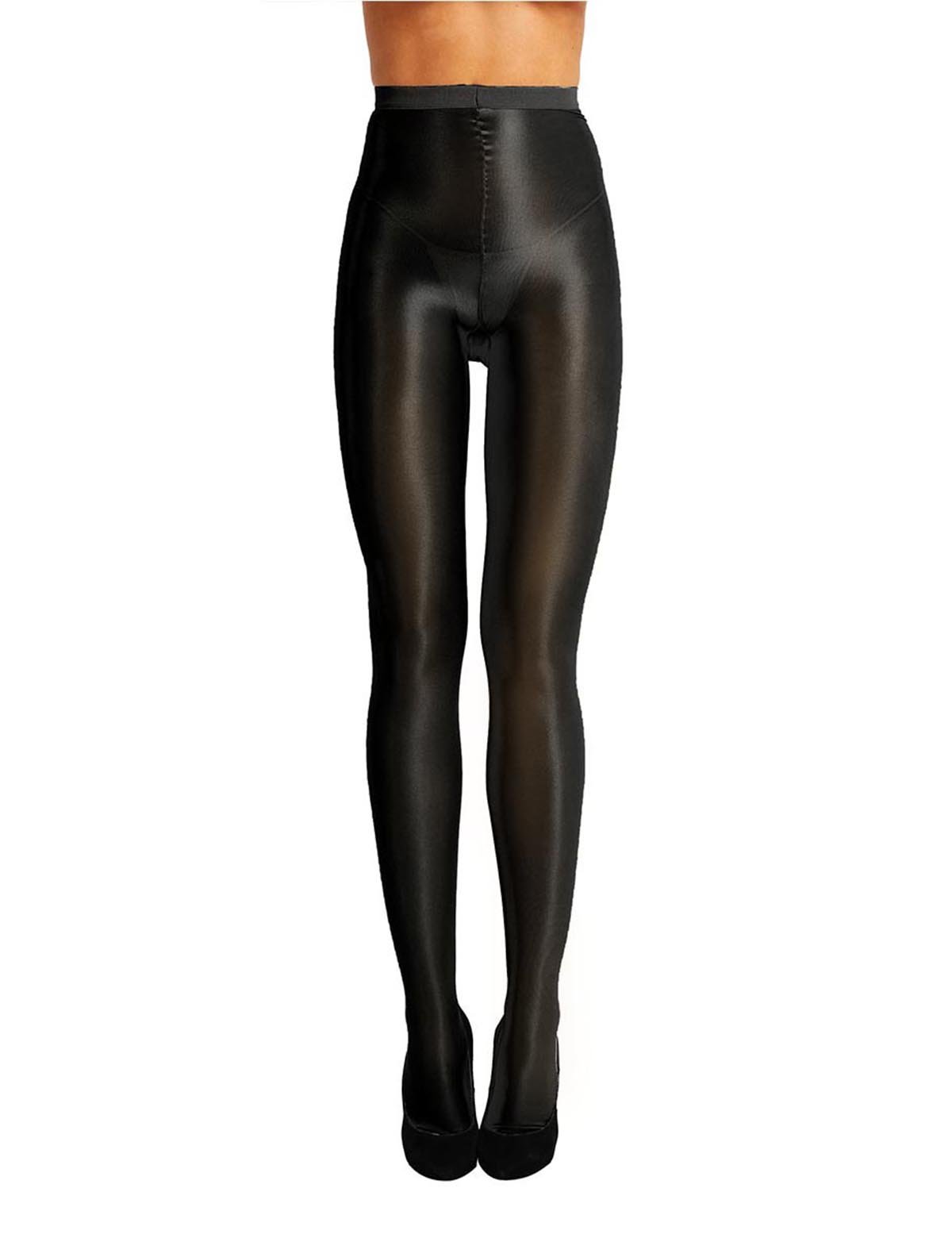 YEAHDOR Women's 70D Shimmery Ballet Tights - Stretchy Footed Dance Pantyhose with Control Top for Ballet, Yoga & Performance (Pack of 1)