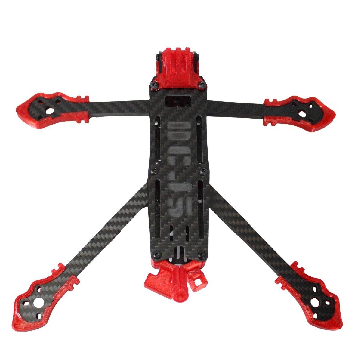 DaddyLovesQuads ASBO DCJ5 HD O3 Deadcat 5 Frame Kit - Lightweight Carbon Fiber FPV Drone Frame for Cinematic Aerial Photography and Racing | Perfect for FPV Enthusiasts and Professional Videographers