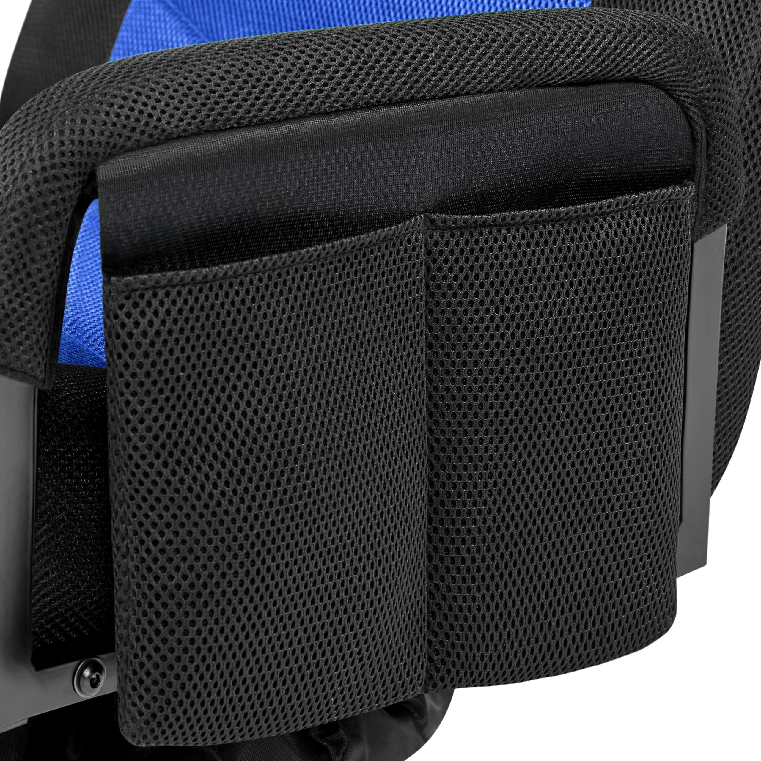Yaheetech Ergonomic Gaming Chair - Adjustable Swivel Floor Chair with 6 Positions, Side Pocket & Armrests for Video Games, TV Watching, Reading | Perfect for Gamers, Home Theater & Living Room Relaxation