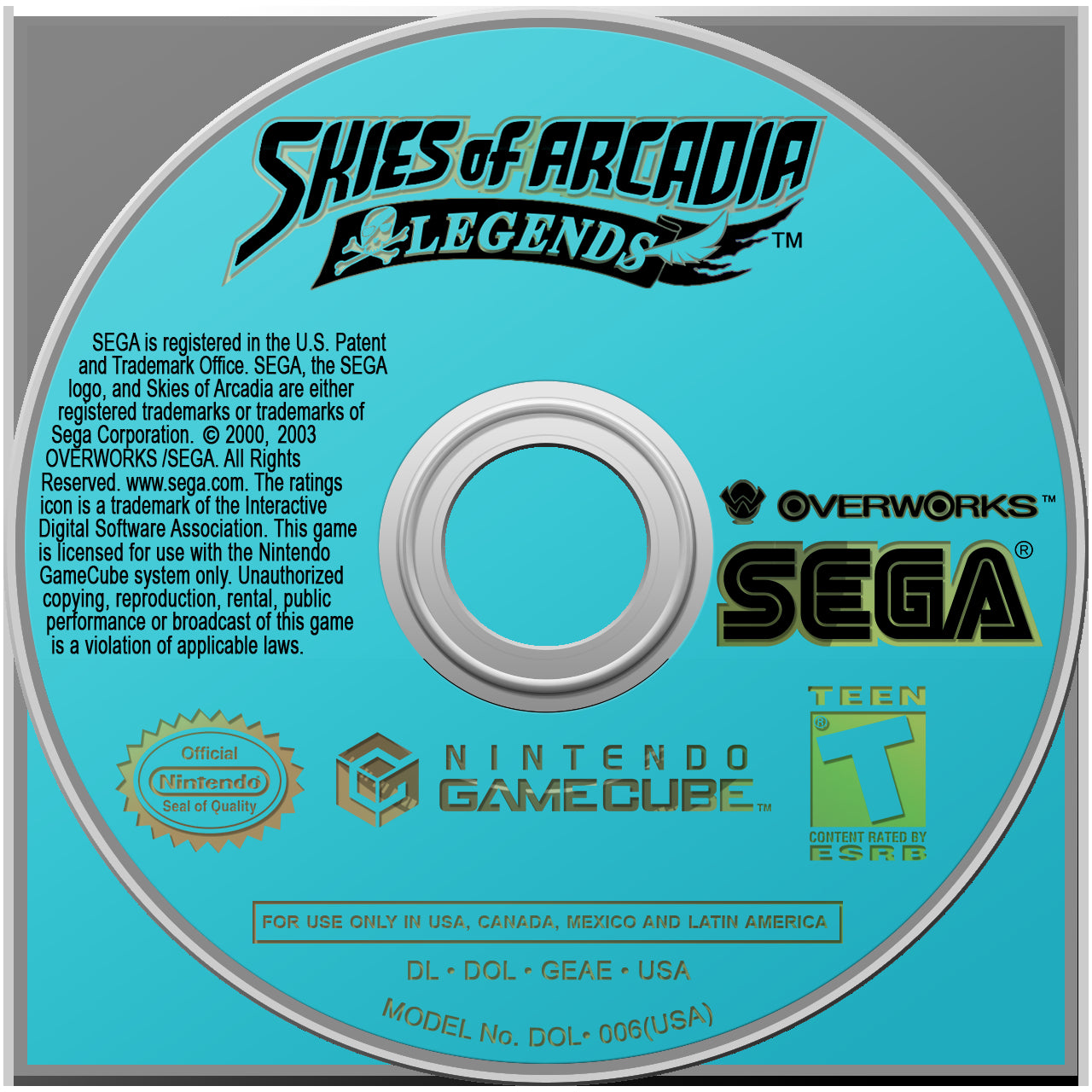 Skies of Arcadia: Legends - Classic RPG Adventure Game for Nintendo GameCube | Explore Sky Pirates & Epic Quests | Perfect for Retro Gaming Fans & Collectors