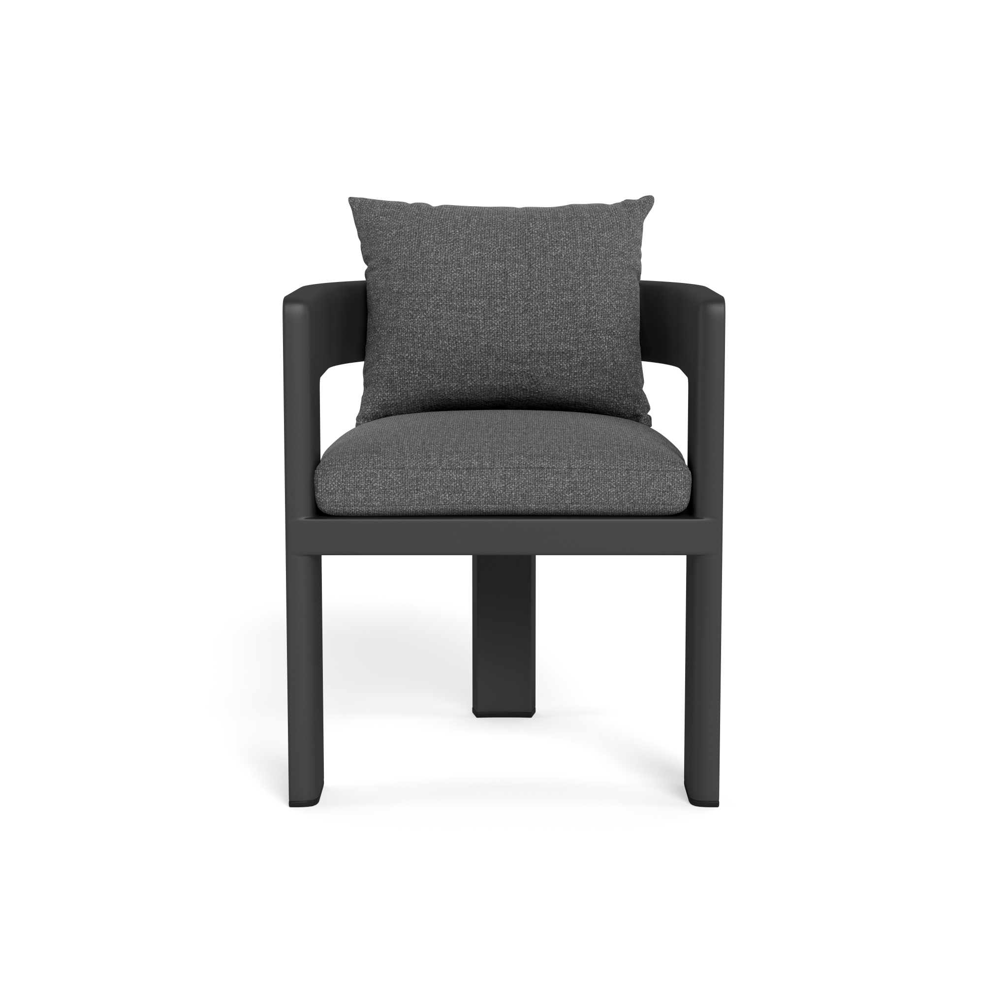 Victoria Aluminum Dining Chair - Modern Outdoor Patio Furniture for Garden, Poolside, and Restaurant Use