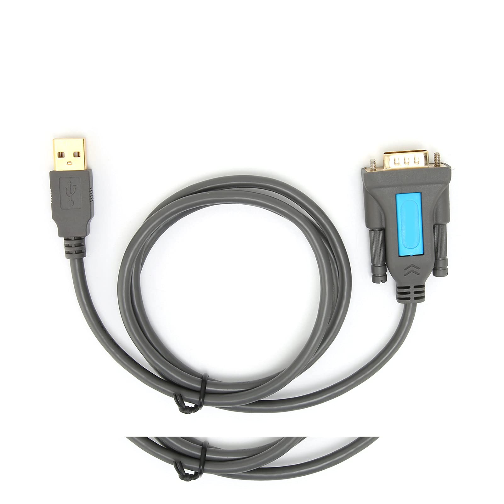 USB to RS-232 Serial Adapter Cable - Full-Duplex DB9 Male to Male Converter for Computer (US015) - Connect Printers, Scanners, POS Systems & Industrial Equipment