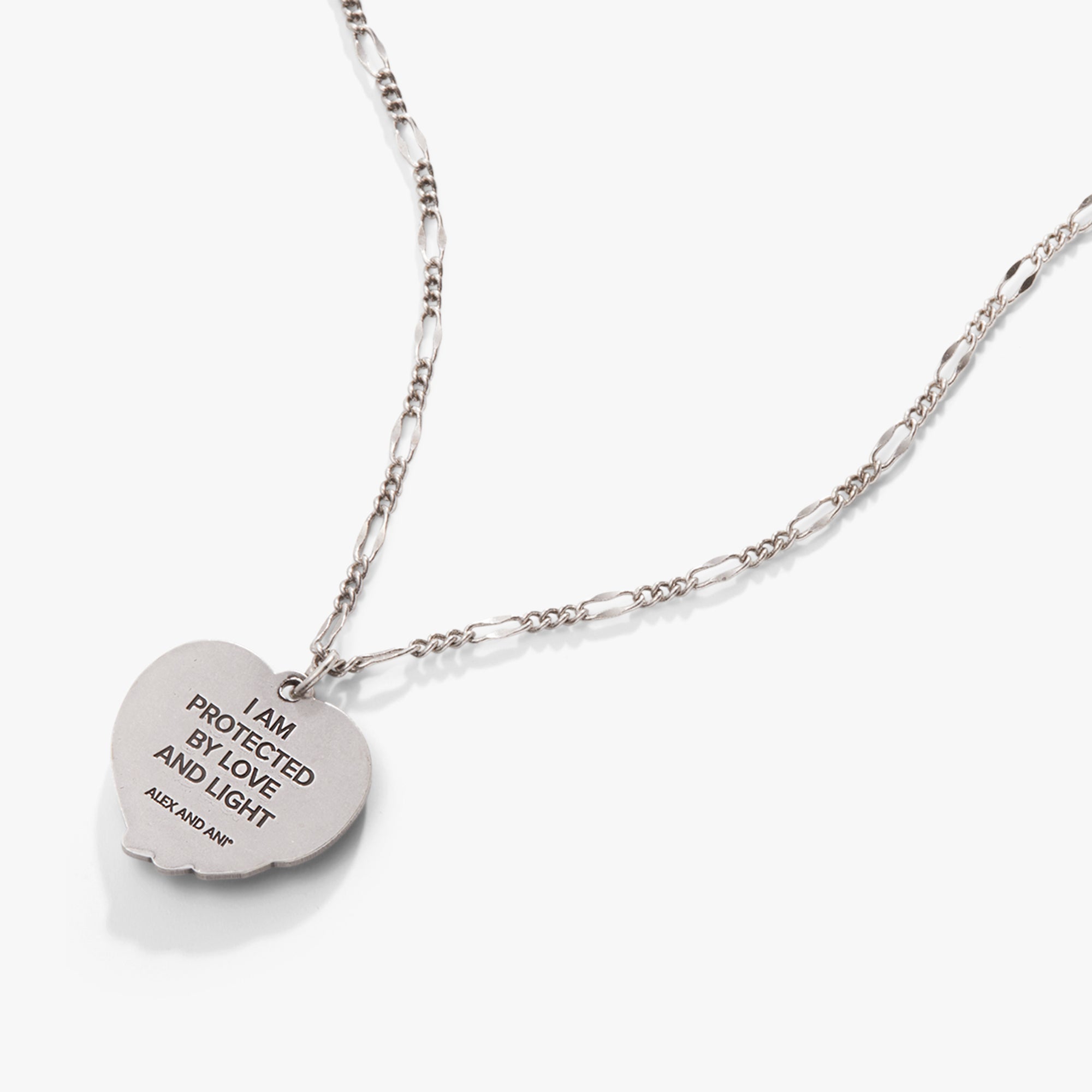 Family Forever Angel Wing Heart Pendant Necklace - Sterling Silver Love Jewelry Gift for Mom, Wife, Daughter | Perfect for Valentine's Day, Anniversary & Special Occasions