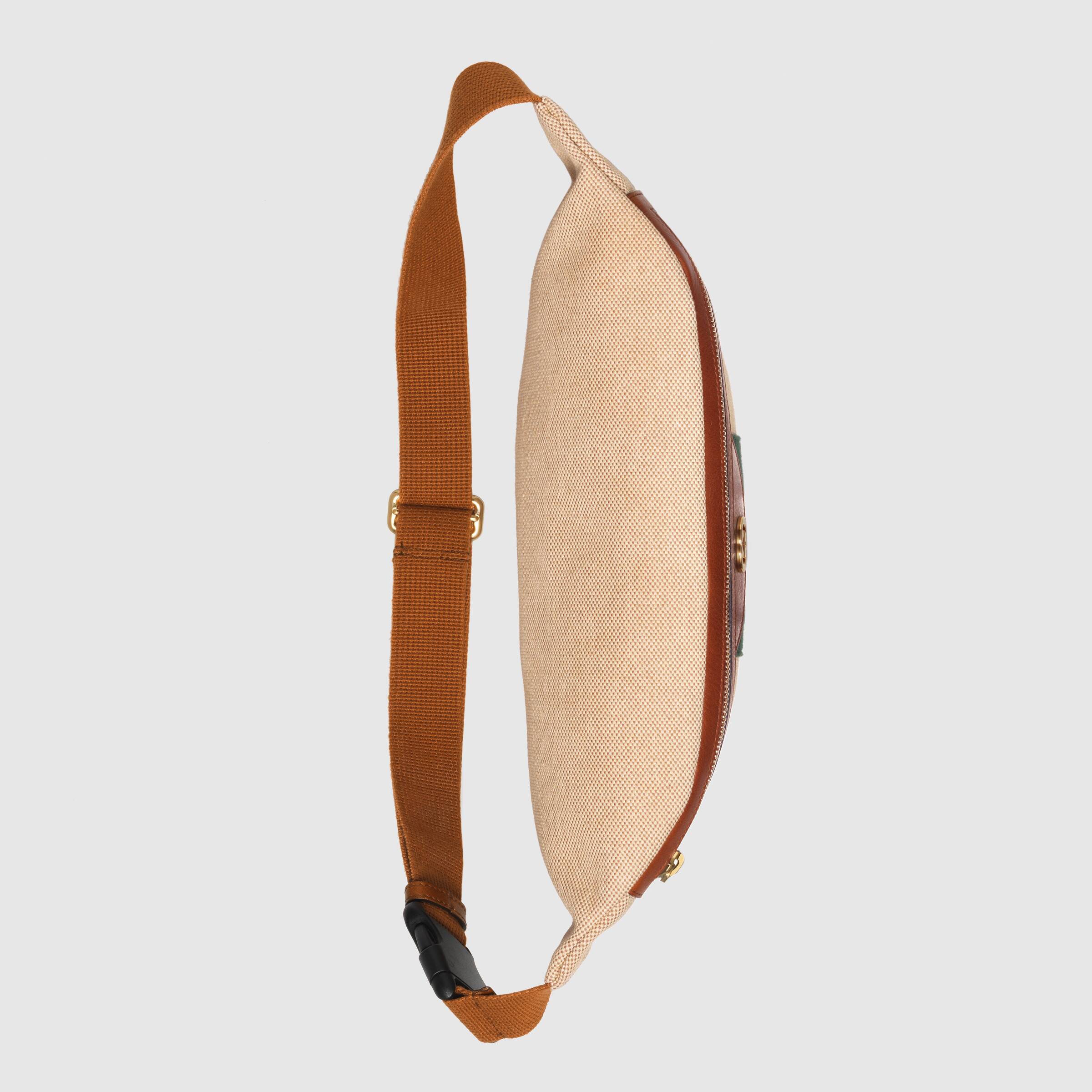 Vintage Gucci Canvas Belt Bag for Women & Men - Stylish Crossbody Fanny Pack for Travel, Concerts & Everyday Use