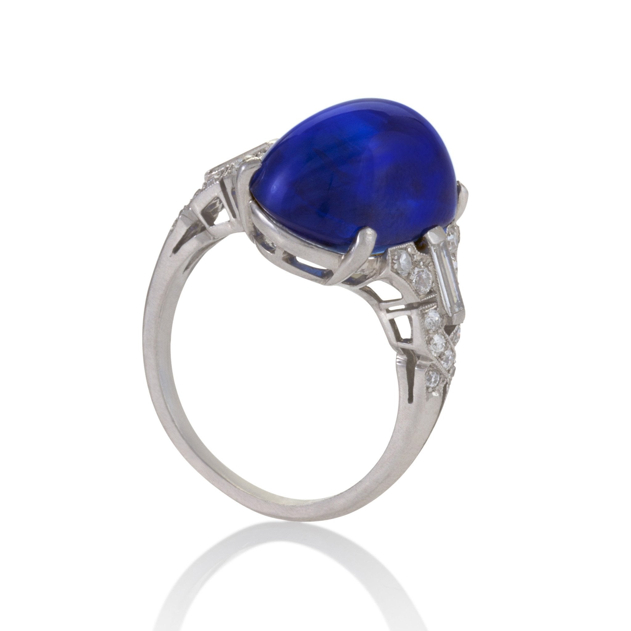 Exquisite Ceylon No Heat Sapphire and Diamond Ring for Women | Elegant Blue Gemstone Engagement & Wedding Jewelry | Perfect for Anniversaries, Proposals & Special Occasions