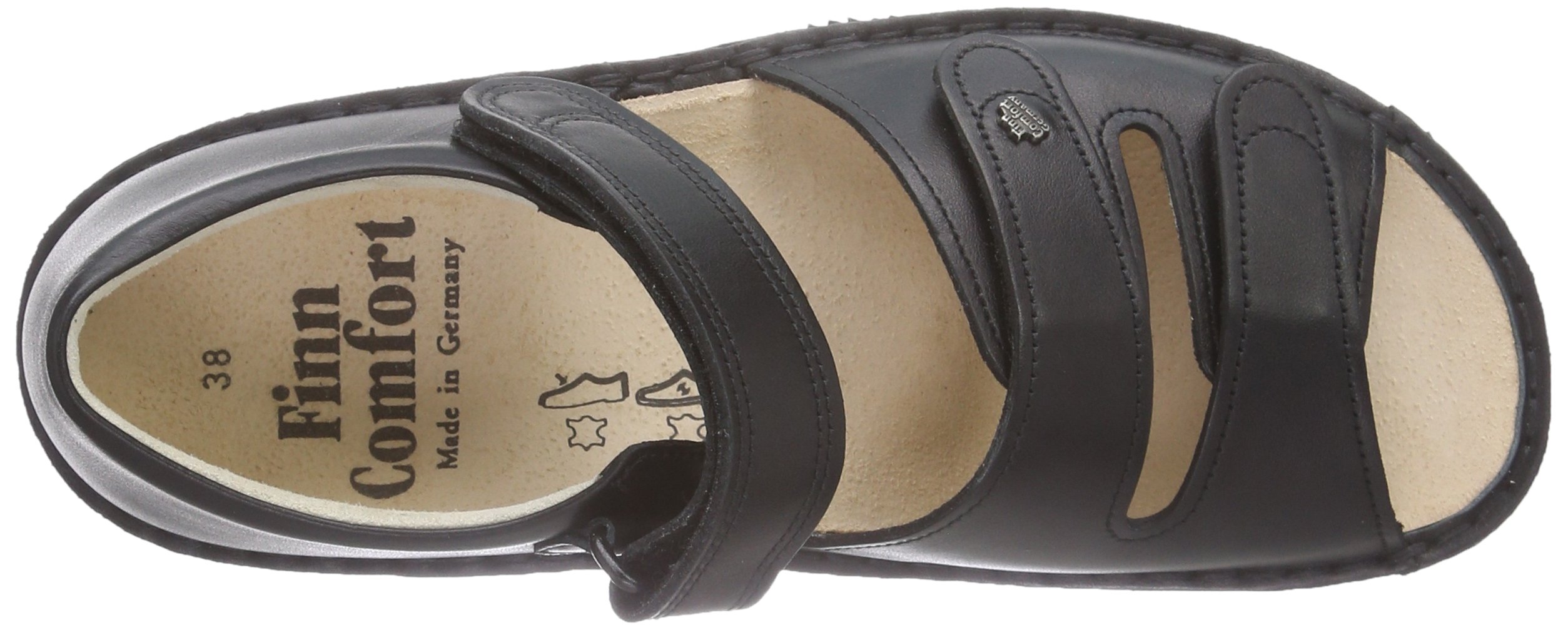Finn Comfort Unisex Strappy Sandals with Adjustable Ankle Strap - Premium Comfort Walking Shoes for Men & Women - Perfect for Travel, Beach & Summer Outfits