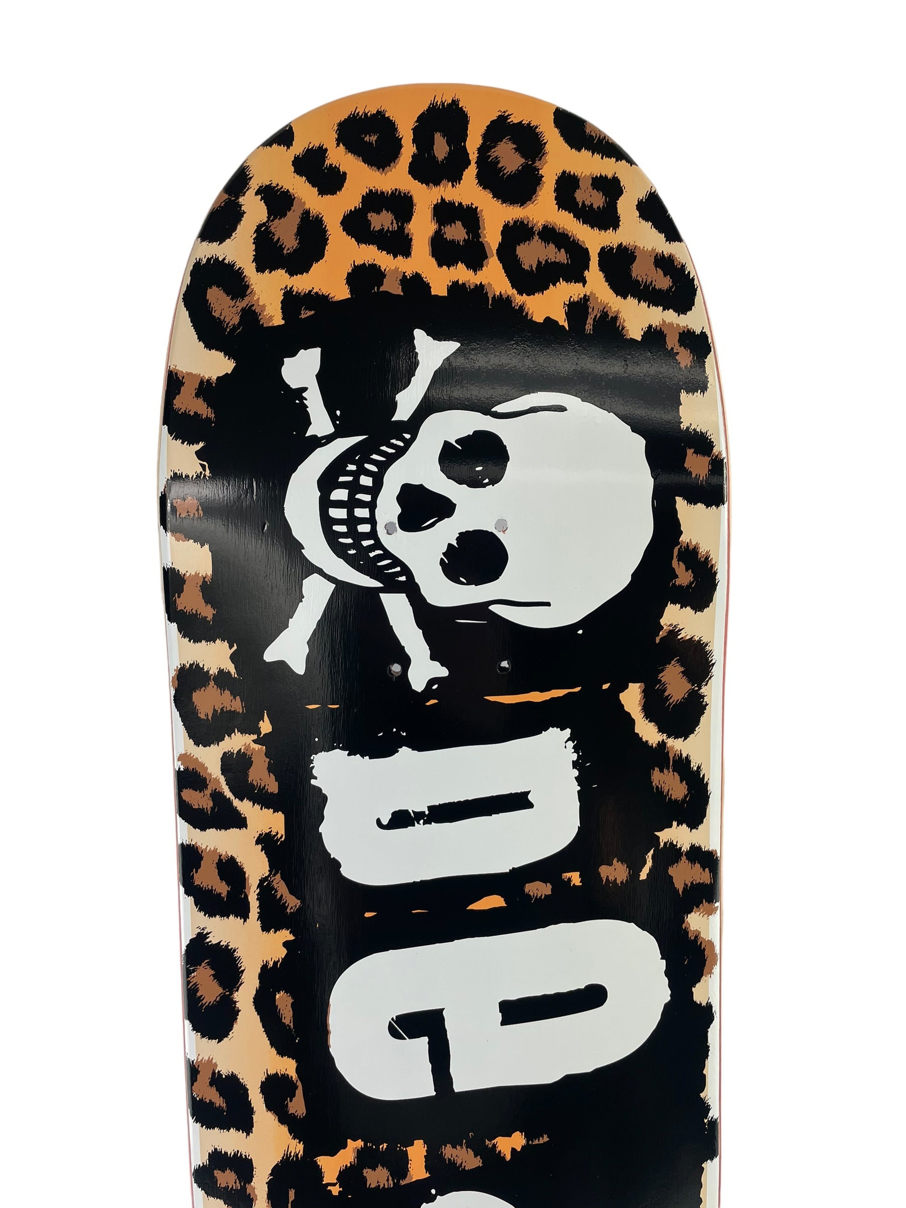 Leopard Punk Death Skateboard - Custom Size Selection for Street & Park Skating | High-Performance Deck for Skaters