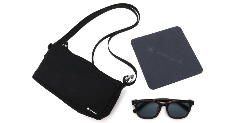 JINS x Snow Peak JINS Switch Flip Up 015 86 Sunglasses - Lightweight Polarized Outdoor Sports Glasses for Hiking, Cycling & Driving