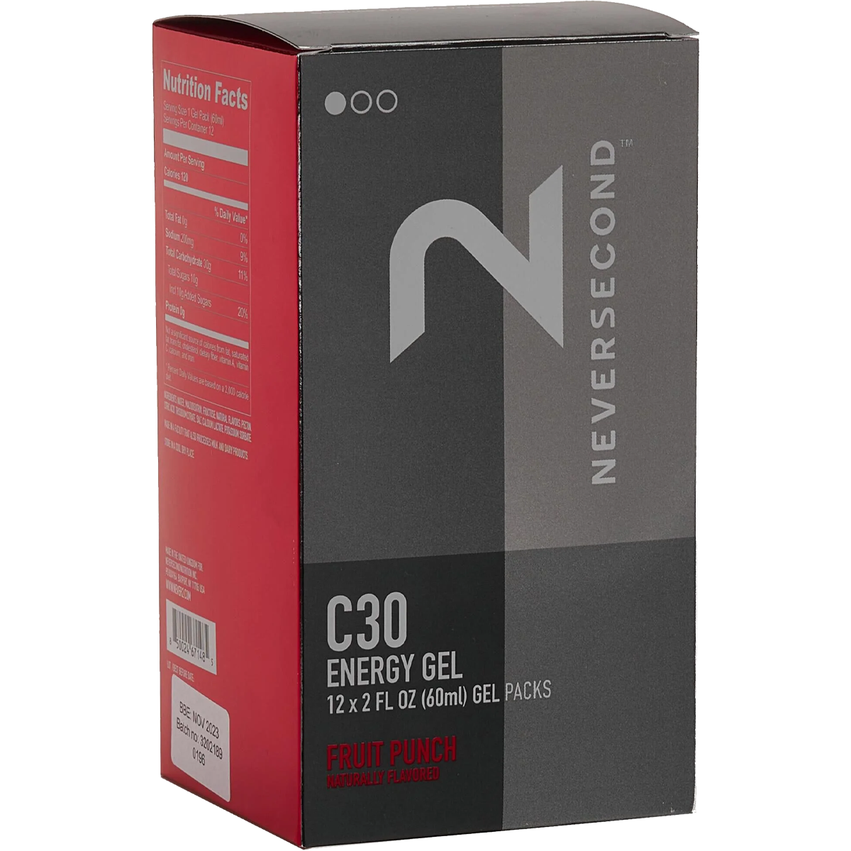 C30 Energy Gel - Fast-Acting Energy Boost for Athletes & Runners - Natural Ingredients for Endurance & Performance - Perfect for Marathon, Cycling & Workouts