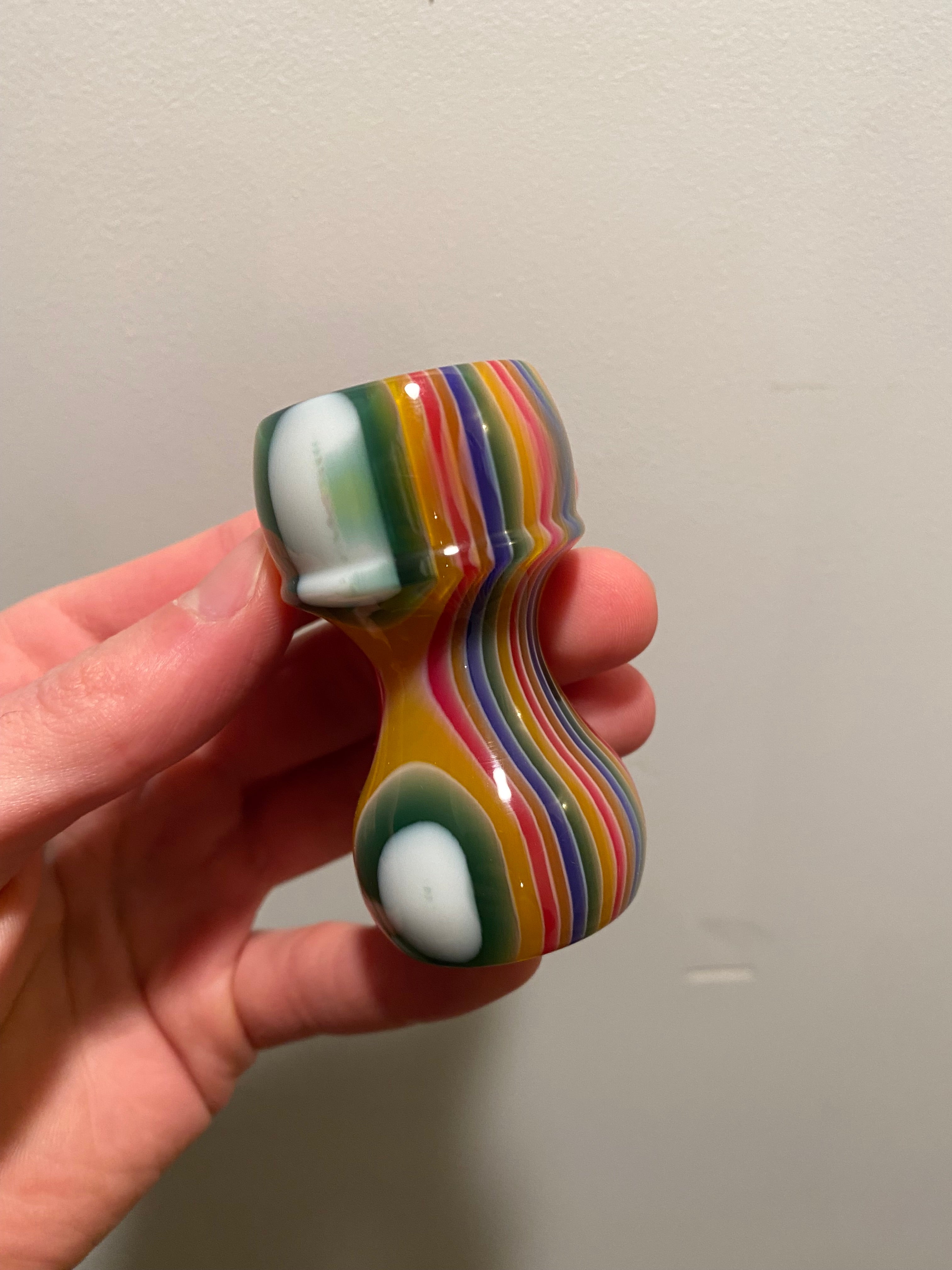 Handcrafted Candy Stripe Shaving Brush Handle - Fits 24mm & 26mm Knots - Premium Factory Second - Perfect for Wet Shaving & Grooming Kits