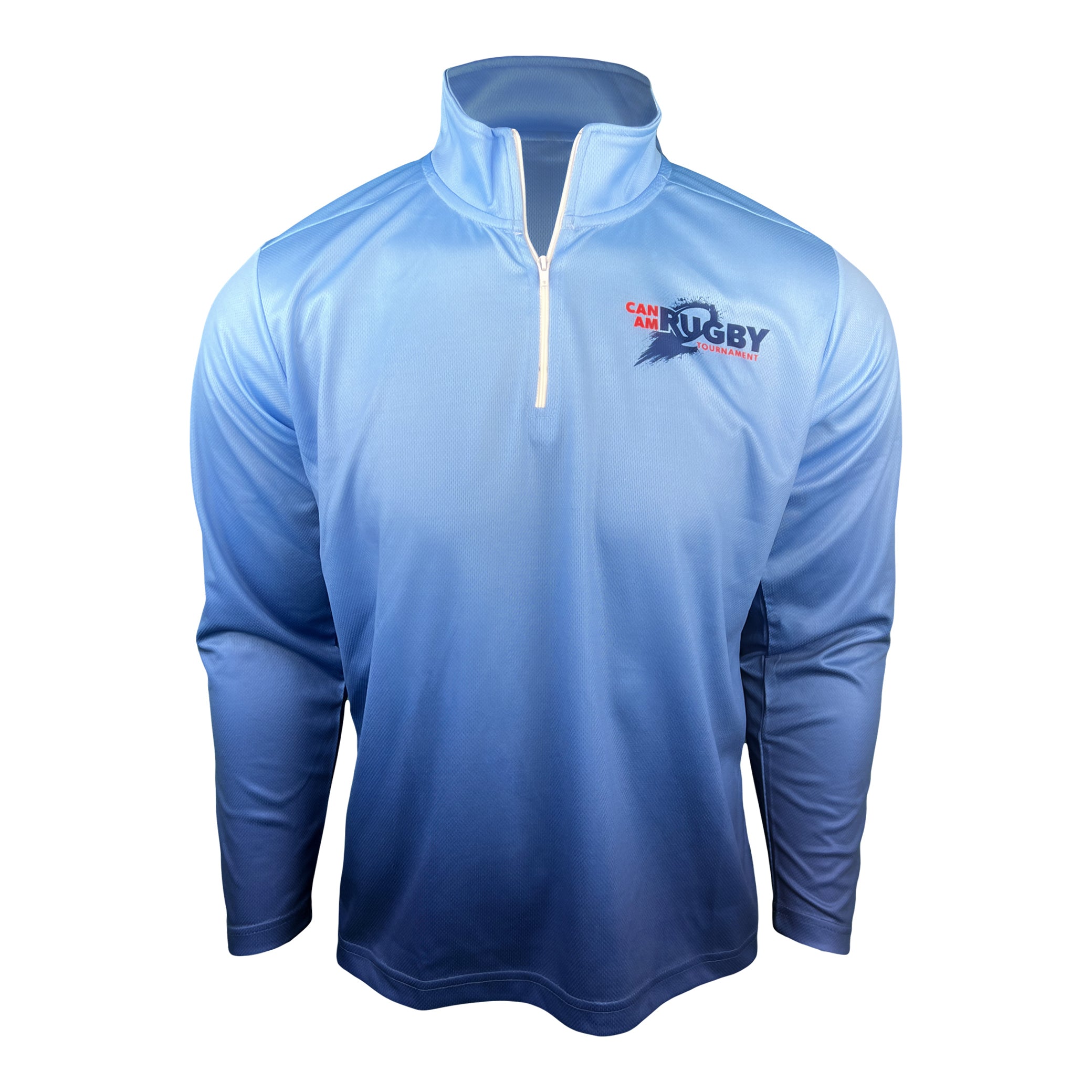 Can Am Rugby Quarter Zip Pullover - Men's Performance Athletic Shirt for Rugby & Training - Breathable & Comfortable for Sports & Casual Wear