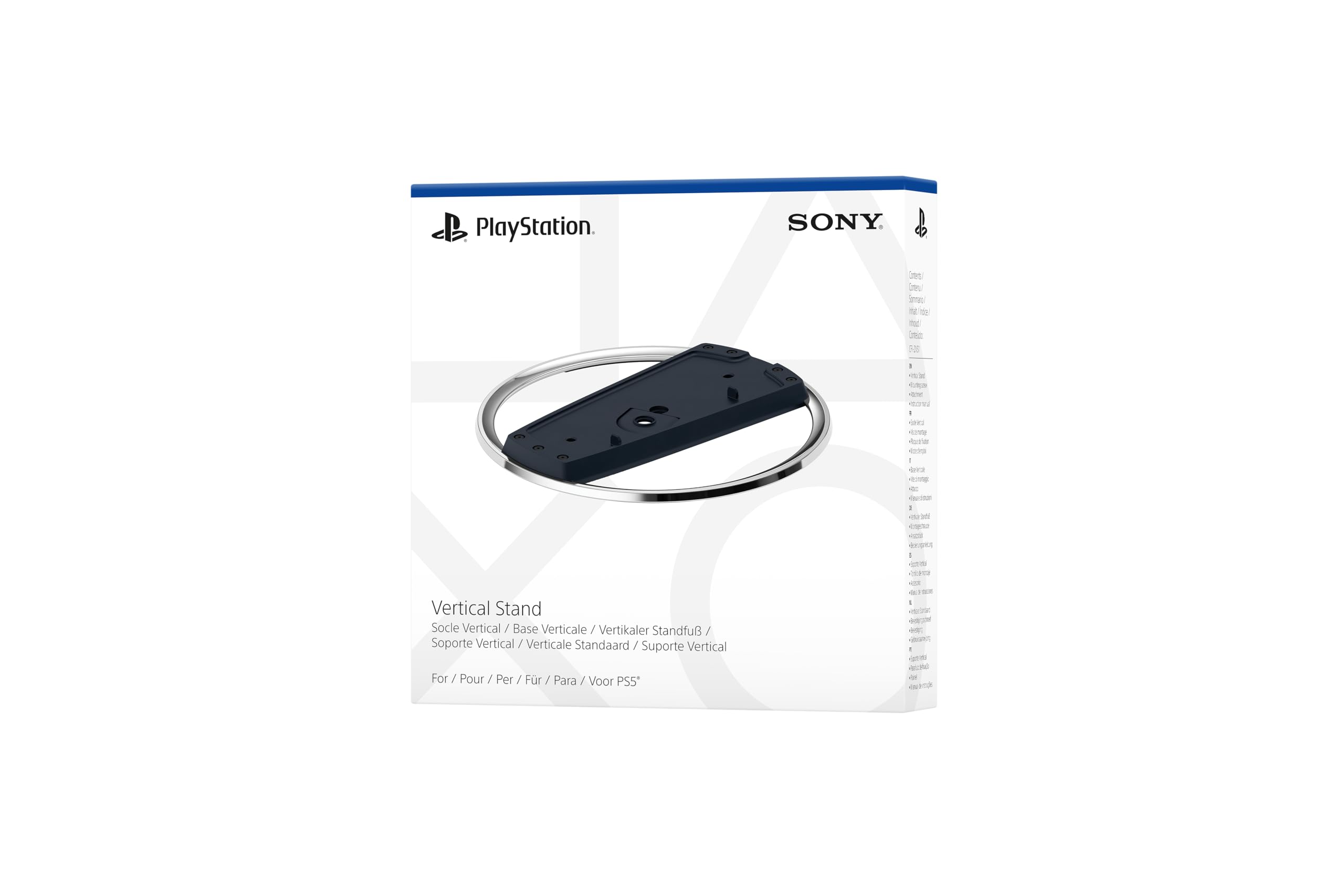 Official PS5® Vertical Stand - Secure & Stable Cooling Base for PlayStation 5 Console | Perfect for Gaming Setups & Entertainment Centers
