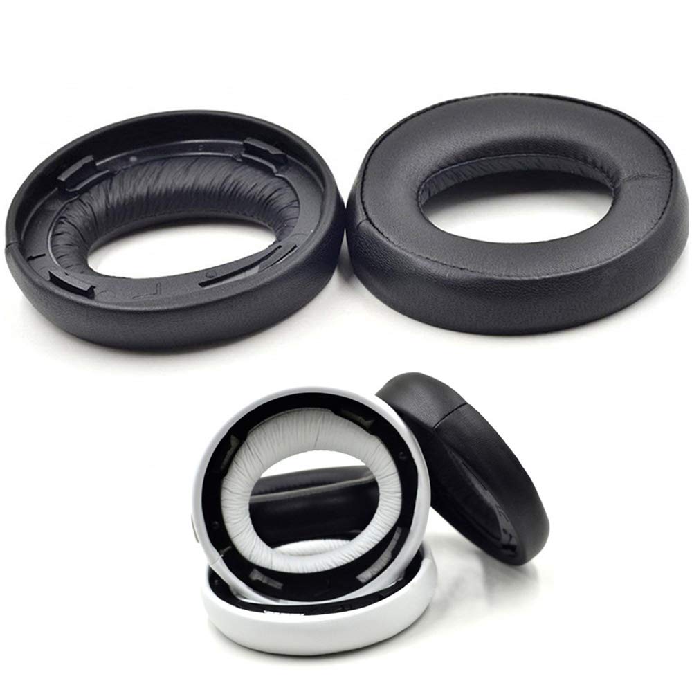 Sony PS3 PS4 Gold Wireless Headset Replacement Ear Pads - Compatible with PlayStation 3 & 4 CECHYA-0083 Headphones (Stereo 7.1 Virtual Surround Sound) - Soft Cushion Earmuff Covers for Gaming, Music & Long Wear Comfort