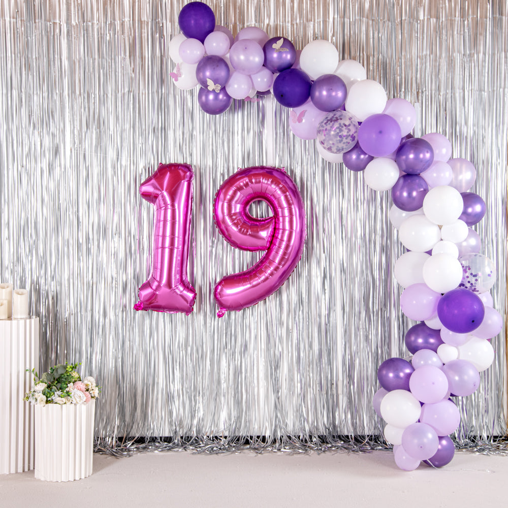 Balloonify Pink Mylar Number 9 Balloon - 40 Inch Large Foil Party Balloon (1 Count) - Perfect for Birthday Decorations, Anniversary Celebrations & Graduation Parties