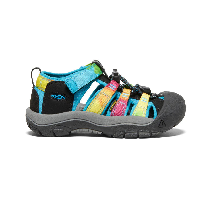 Kids' Newport H2 Sandals - Rainbow Tie Dye Water Shoes for Beach, Pool & Outdoor Play | Comfortable & Quick-Dry Children's Footwear