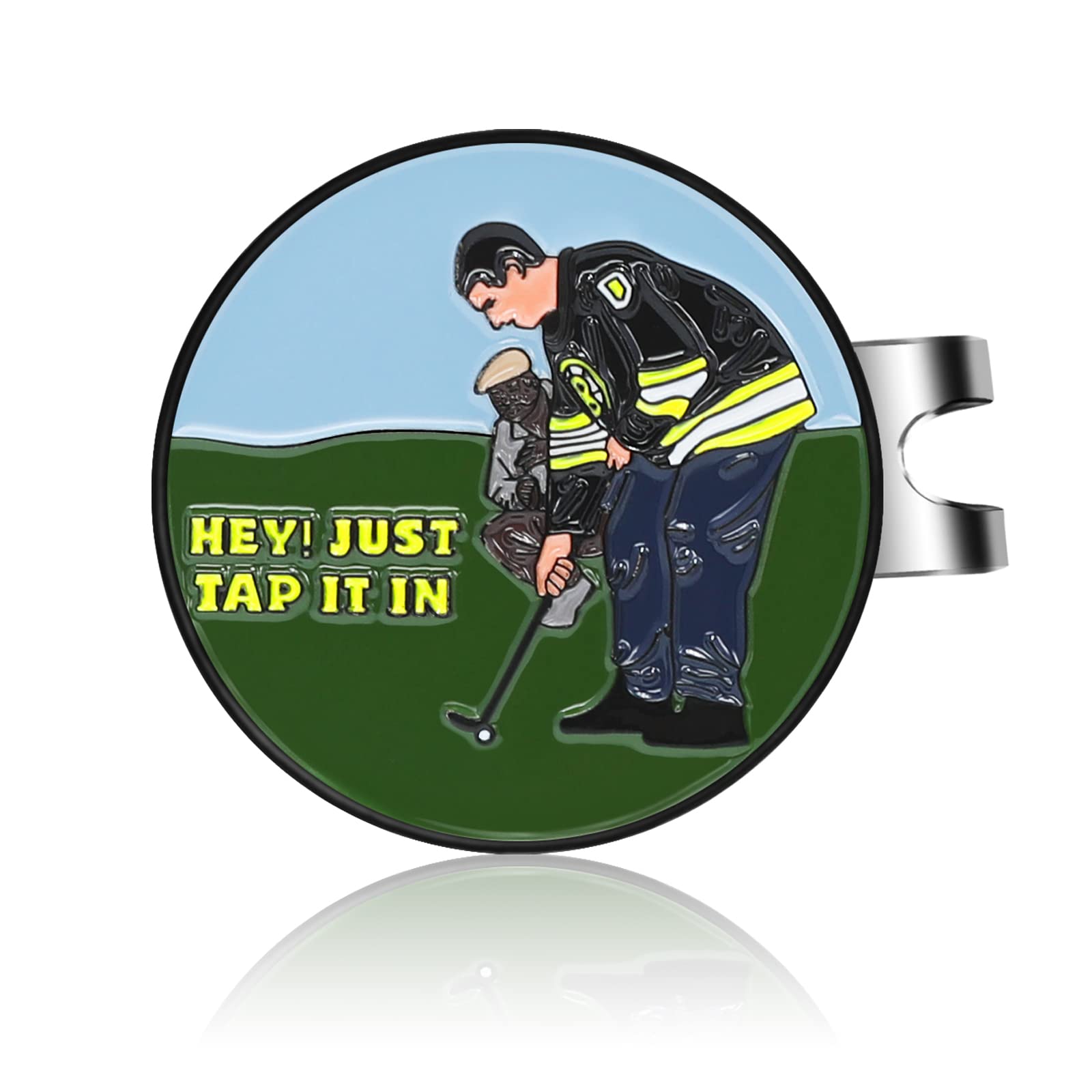 Magnetic Golf Ball Marker with Hat Clip - Funny & Unique Golf Accessories for Men Women - Perfect Golf Gift for Dad, Husband, Boyfriend - Ideal for Golf Course, Driving Range & Tournaments