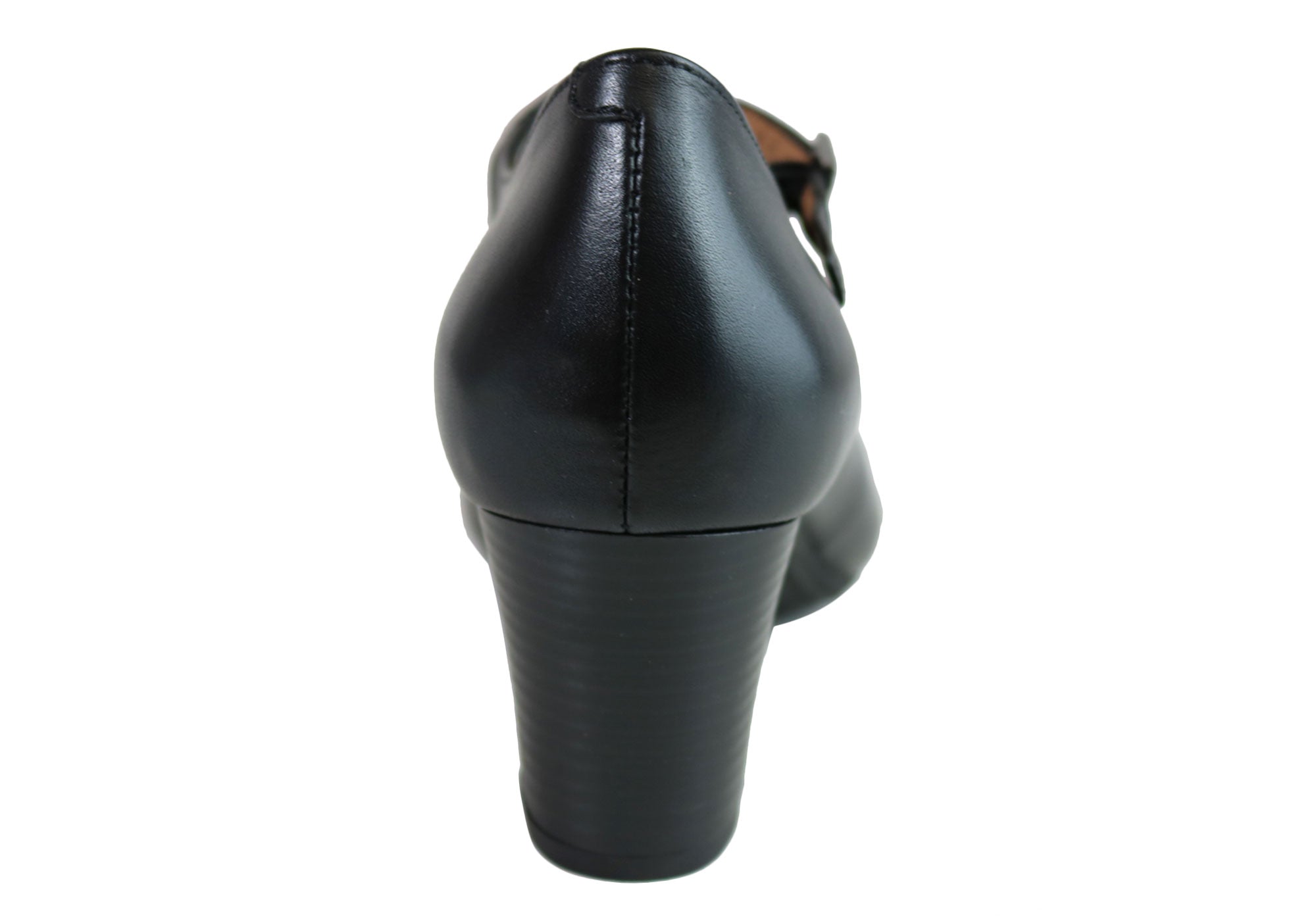 Women's Classic Leather Mary Jane Court Shoes for Aerobics - Handmade in Portugal - Perfect for Dance, Workout & Casual Wear