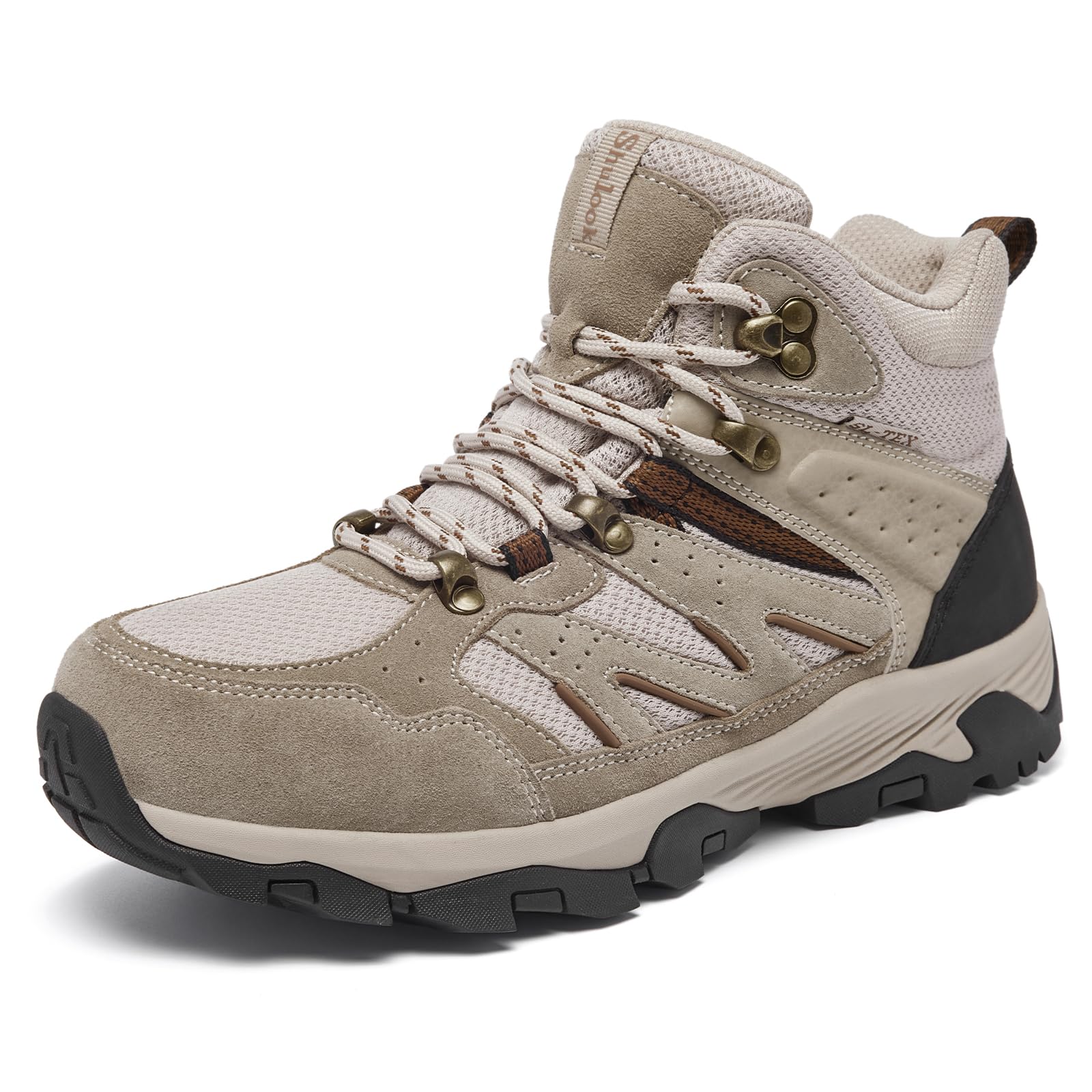 SHULOOK Women's Waterproof Hiking Boots - Lightweight Non-Slip Outdoor Trekking Shoes for Camping, Trail Walking & Mountain Climbing | Perfect for Hiking Adventures & Winter Snow Activities
