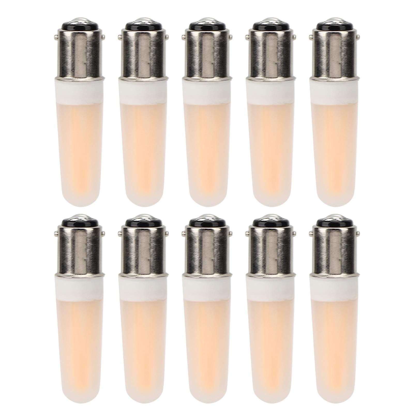 10-Pack 3W LED Light Bulbs for Cabinet Lamps - Energy Efficient Home Lighting Accessories (Perfect for Kitchen Cabinets, Wardrobes & Display Cases)