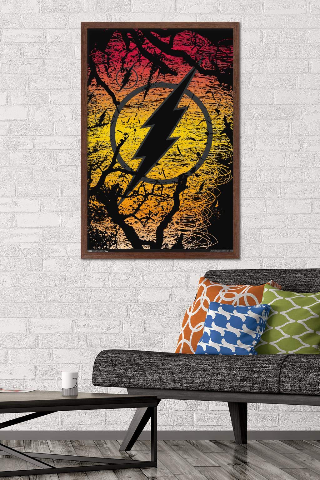 DC Comics The Flash Logo Wall Poster - 22.375