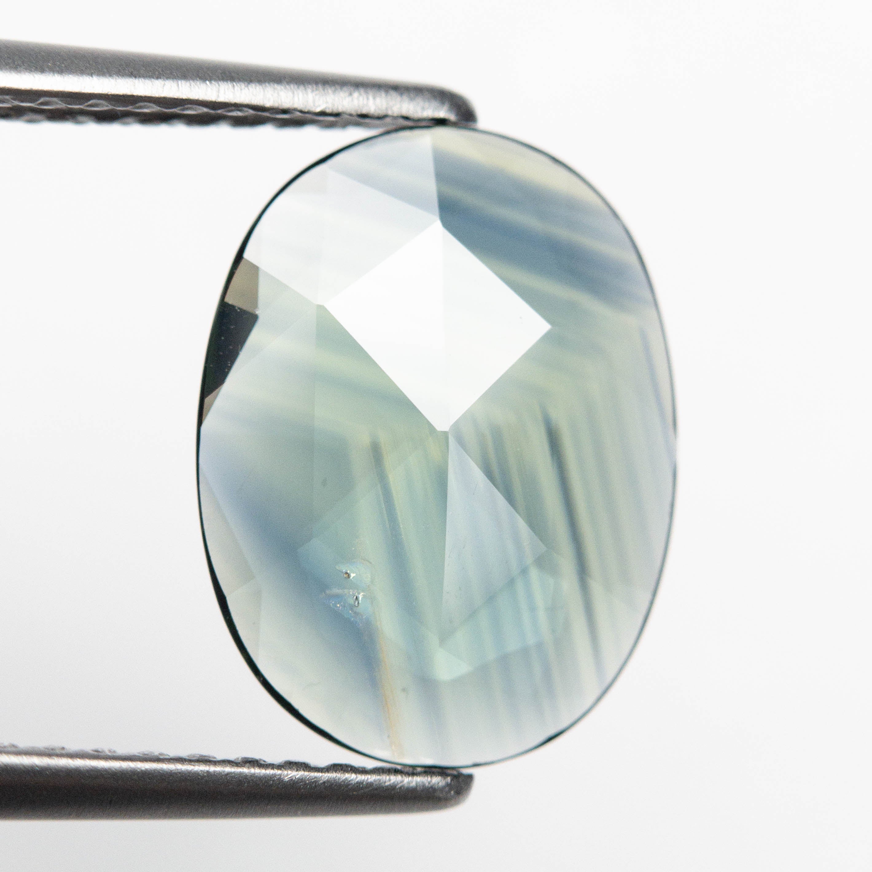 2.00ct Oval Rose Cut Sapphire - 11.96x9.06x1.78mm Natural Gemstone for Jewelry Making, Engagement Rings & Fine Collections