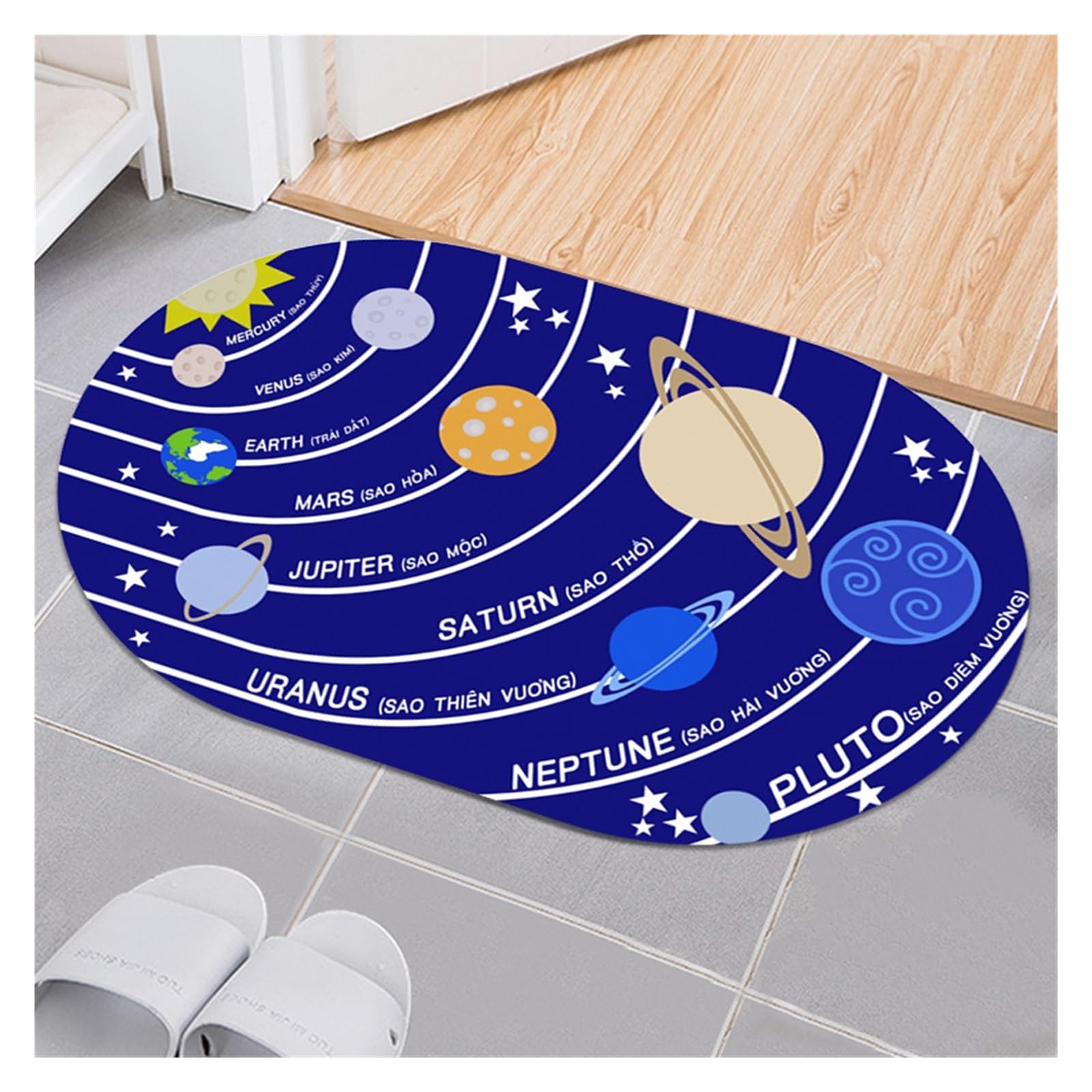 Soft Non-Slip Nursery Decor Rug - 160x230cm Kids Learning & Exercise Play Mat for Bedroom, Classroom, Playroom - Safe & Durable Floor Mat for Toddler Activities, Yoga, and Educational Play