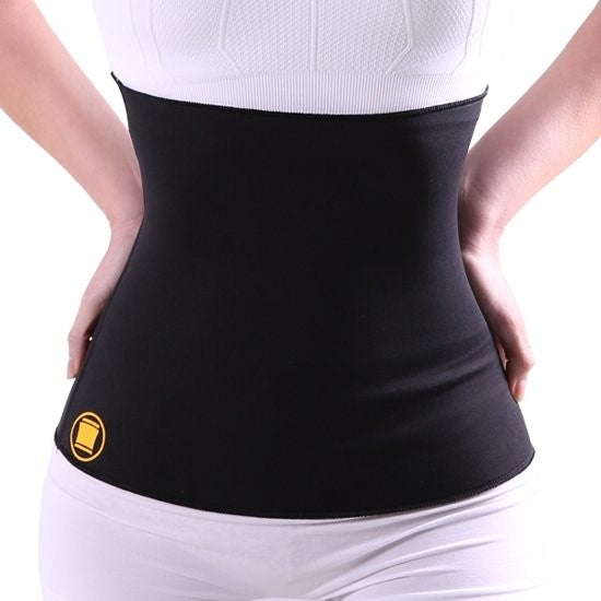 Slim Abs Workout Belt - Waist Trainer for Women & Men, Tummy Trimmer for Weight Loss & Core Strength | Perfect for Gym, Running & Home Fitness