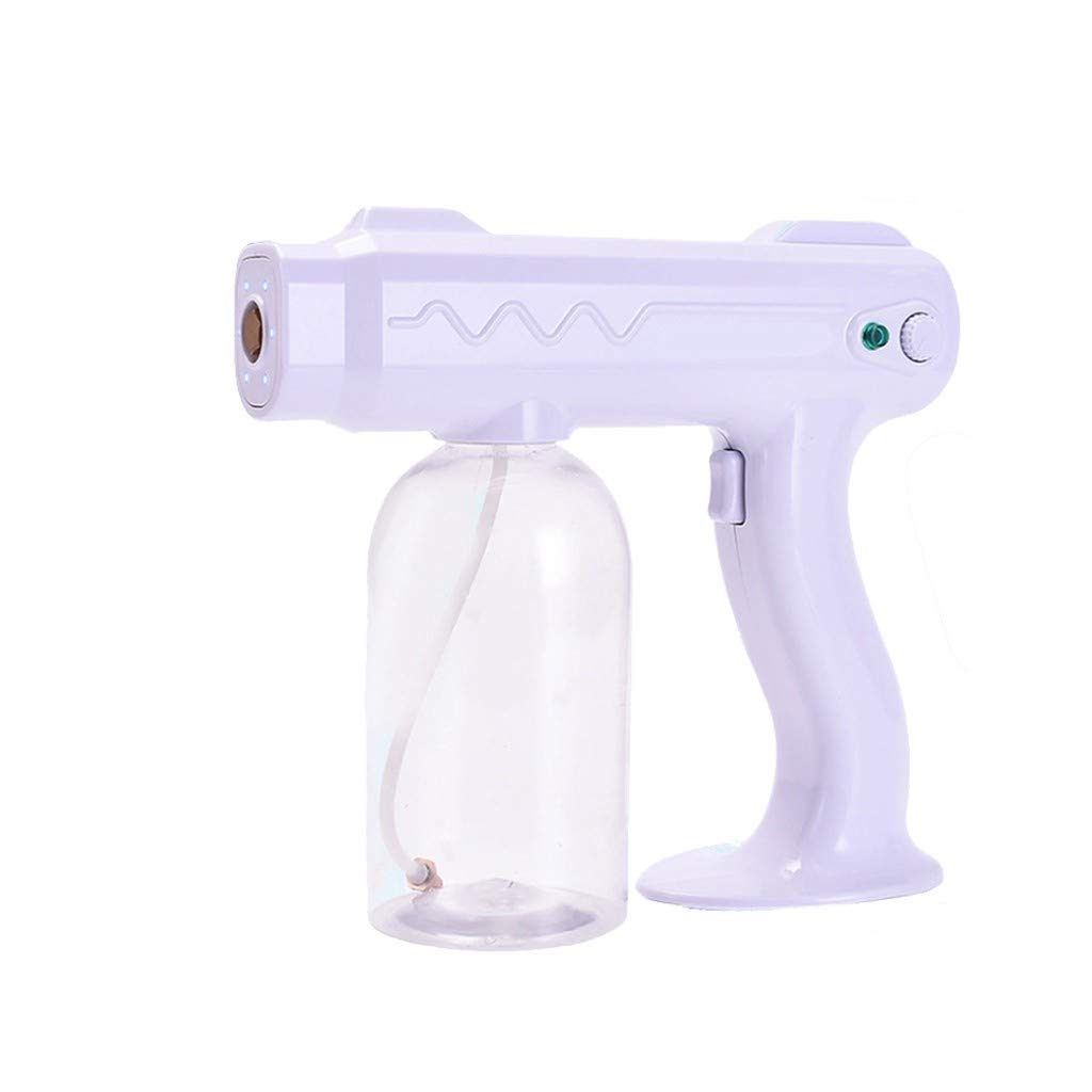 800ML Battery-Powered Nano Fogger with Light Sprayer - Portable Steam Atomizer for Home Improvement, Gardening & Pest Control - Blue Insulated Electrical Tools Set