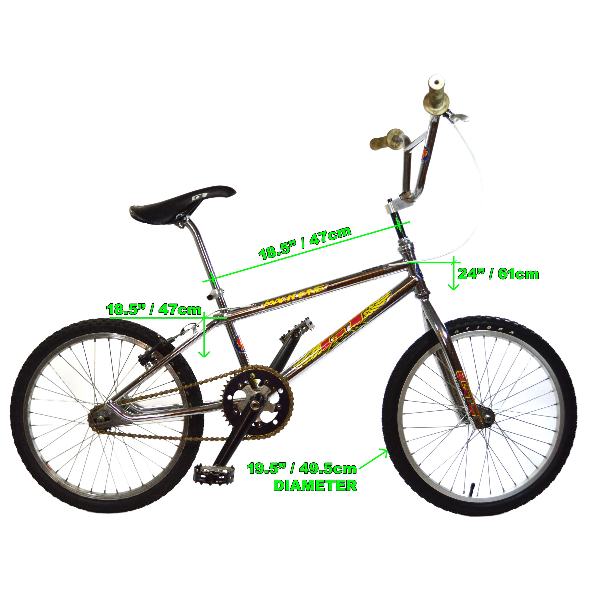 Vintage GT MACH ONE BMX Bike 18.5