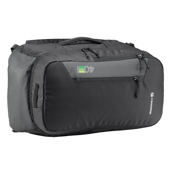 Caribee 40L Travel Backpack - Lightweight Carry-On Backpack for Airplane, Hiking & Business Travel - Black | Perfect for Weekend Trips & Commuting
