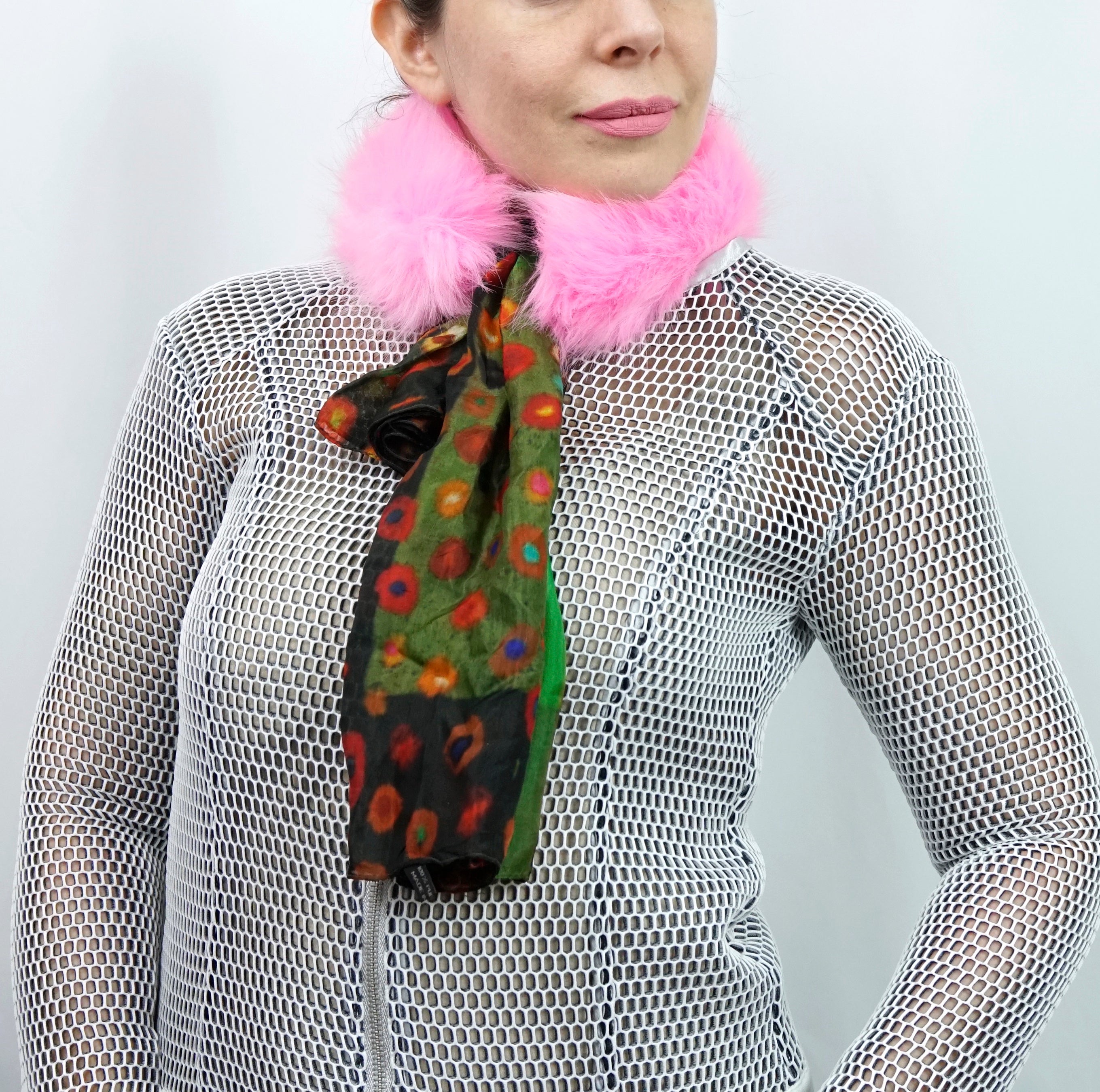 Stylish Pink Faux Fur Scarf for Women - Soft Winter Fashion Accessory & Perfect Gift for Her | Office, Date Night, Holiday Outfits