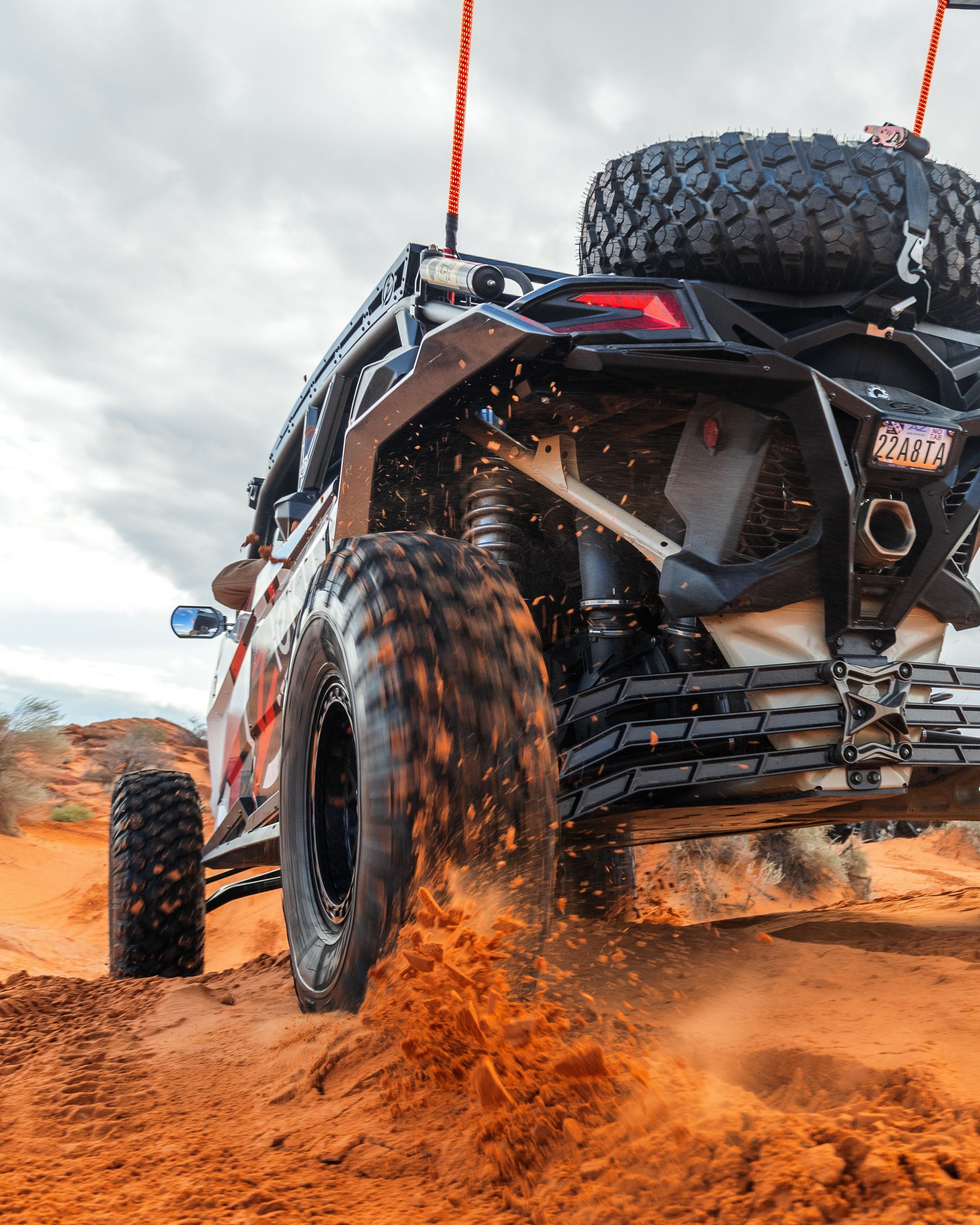 High Clearance Radius Rods for Can-Am X3 Maverick (2017-Present) - Black Finish - Off-Road Performance Upgrade for Dune Bashing & Trail Riding