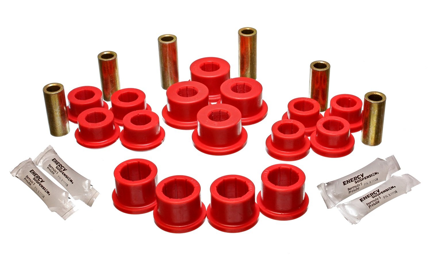 Energy Suspension 11.3108R Rear Trailing Arm Bushing Set - High Performance Polyurethane Bushings for Improved Handling & Durability | Perfect for Off-Roading, Racing & Daily Driving