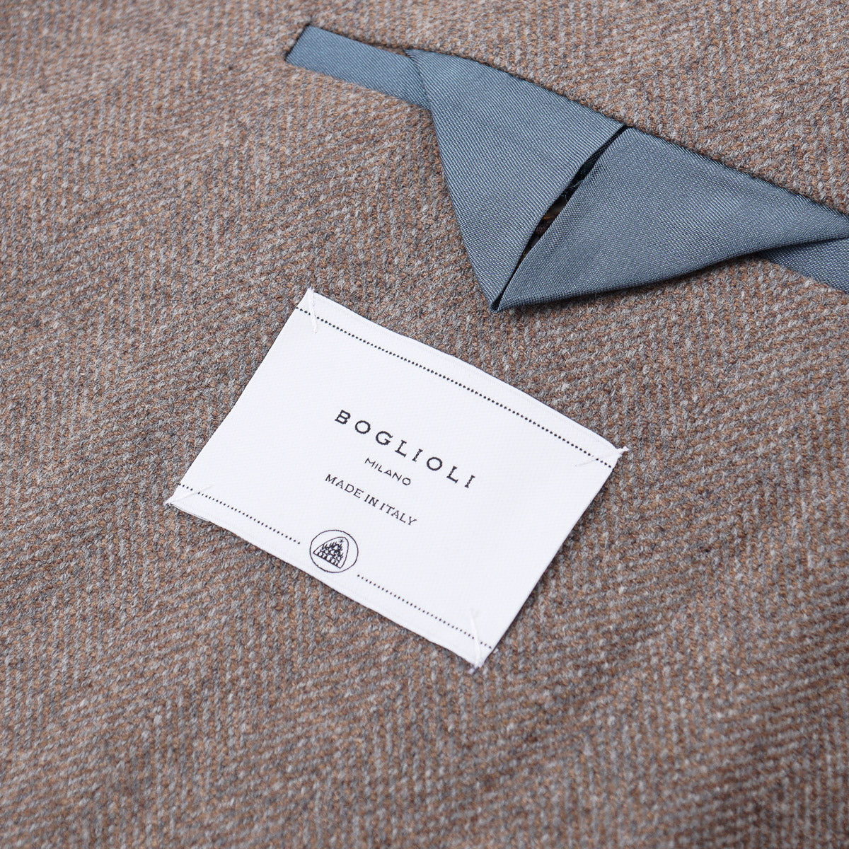 Boglioli Men's Premium Wool & Cashmere Blazer - Slim Fit Sport Coat for Business, Office & Formal Occasions