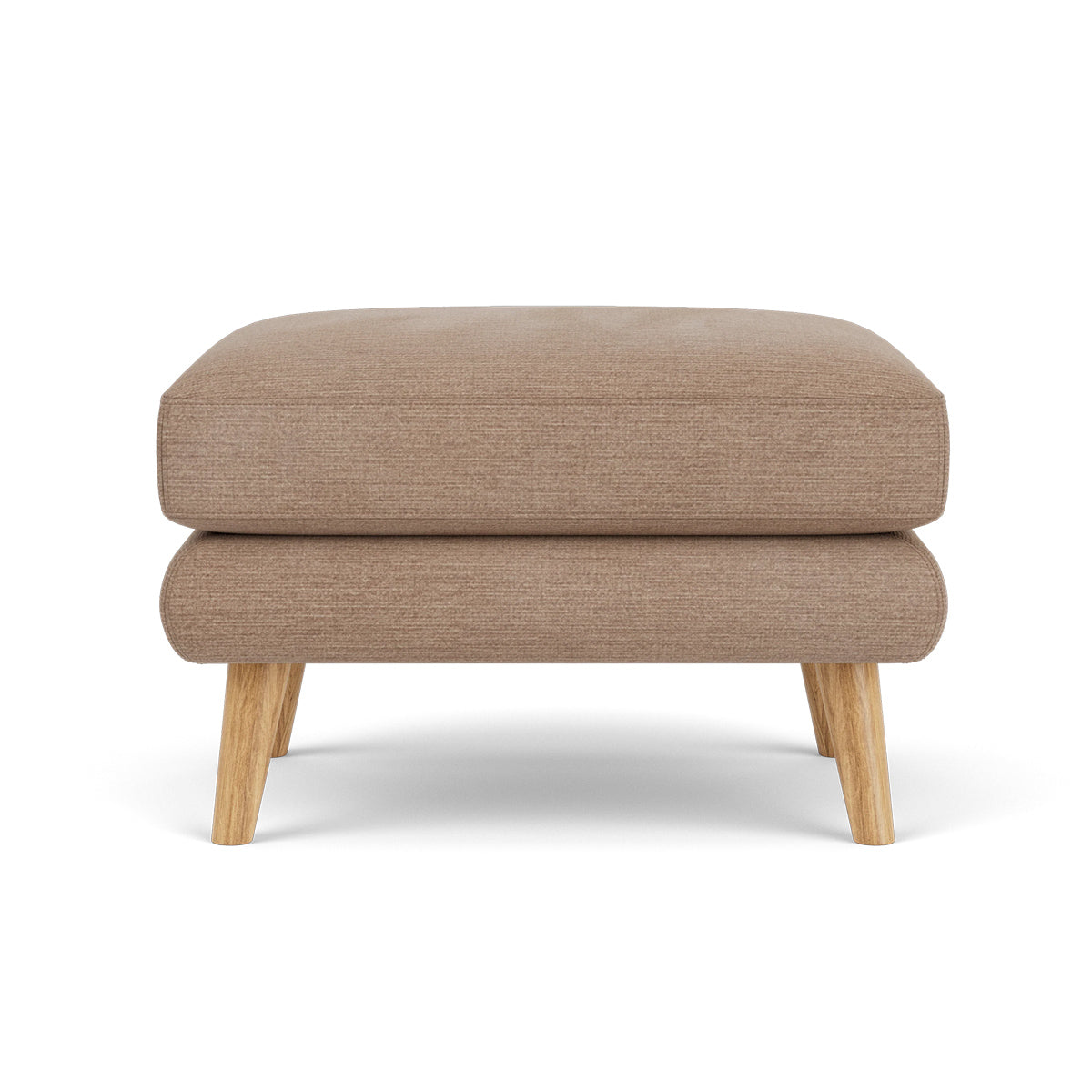 George Fabric Ottoman - Stylish and Comfortable Footrest, Storage Bench for Living Room, Bedroom, or Office - Perfect for Relaxing, Extra Seating & Home Organization