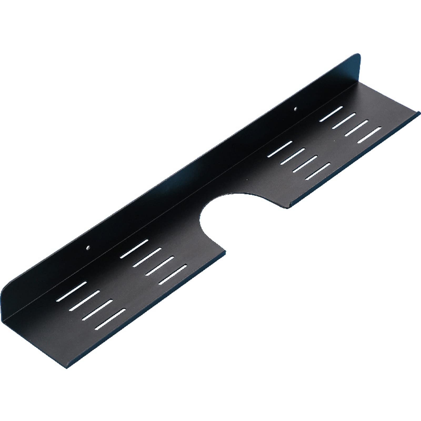 Rustproof Aluminum Bathroom Shelves - Self Adhesive or Wall Mount Shower Caddy for Home, Kitchen & Bathroom Organization (Black) | Perfect for Small Space Storage, Shower Essentials & Bath Accessories