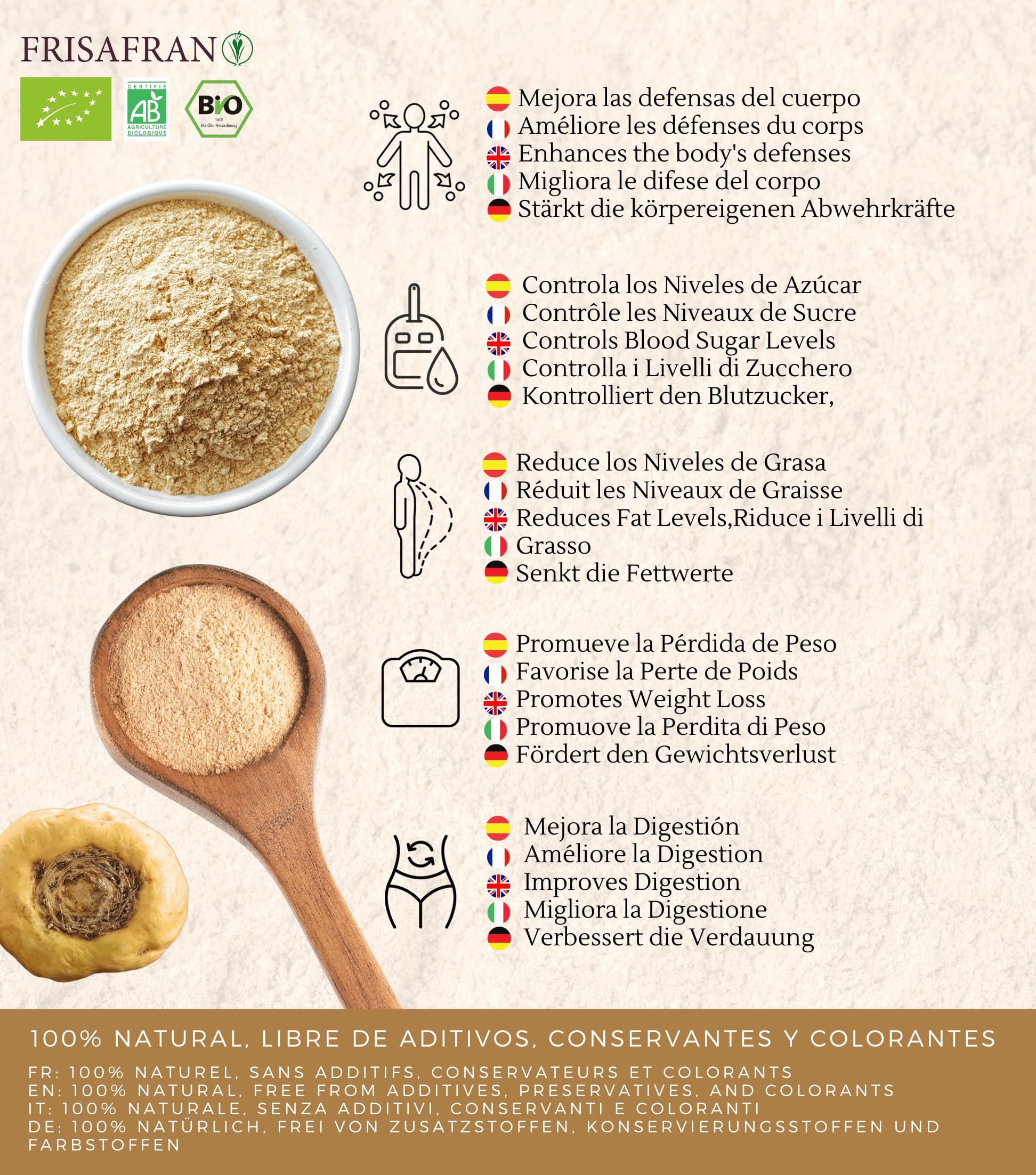 Organic Gelatinized Maca Powder from Peru | 500g | Premium Peruvian Maca Root Powder | Vegan, Gluten-Free, Non-GMO | Energy Booster & Libido Enhancer | Perfect for Smoothies, Baking & Natural Wellness