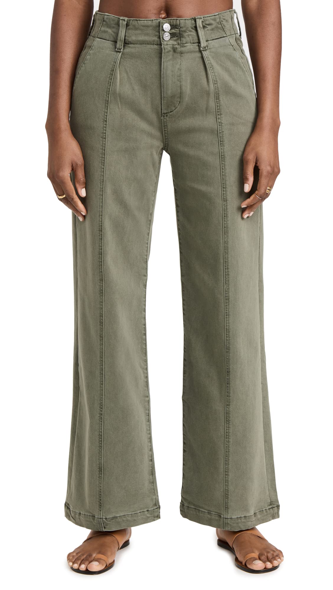 PAIGE Women's Brooklyn High-Rise Skinny Jeans - Stretch Denim Pants for Comfort & Style | Perfect for Work, Casual Outings & Date Nights