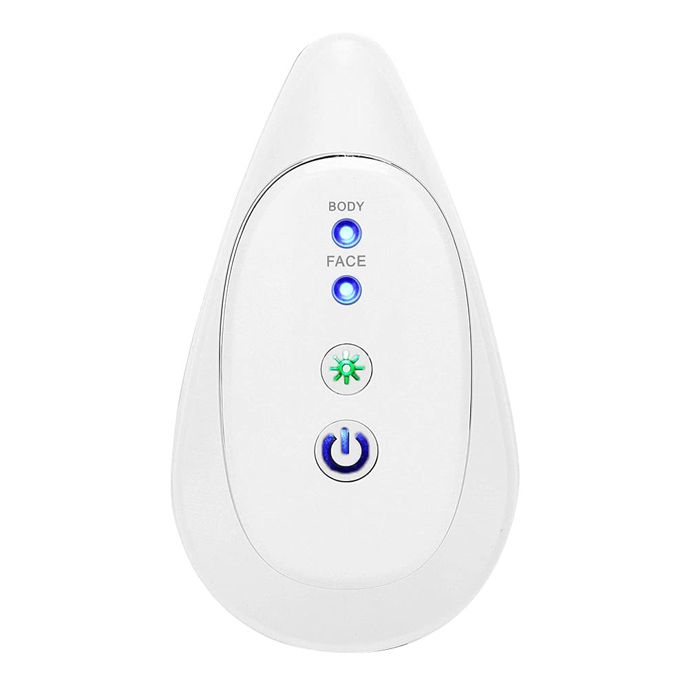 White Vibration Beauty Machine - Anti-Aging Wrinkle Remover & Facial Massager for Skin Tightening & Body Relaxation | Perfect for Home Spa, Salon Treatments & Self-Care Routine