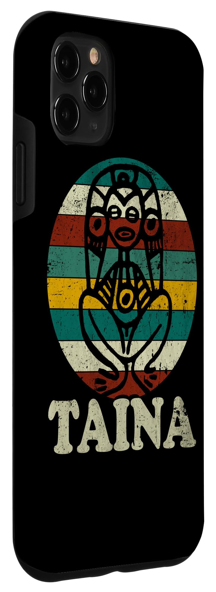 iPhone 11 Pro Max Protective Case - Taino Taina Goddess Design | Puerto Rico Cultural Inspired Phone Cover for iPhone 11 Pro Max | Perfect Gift for Travelers & Culture Enthusiasts