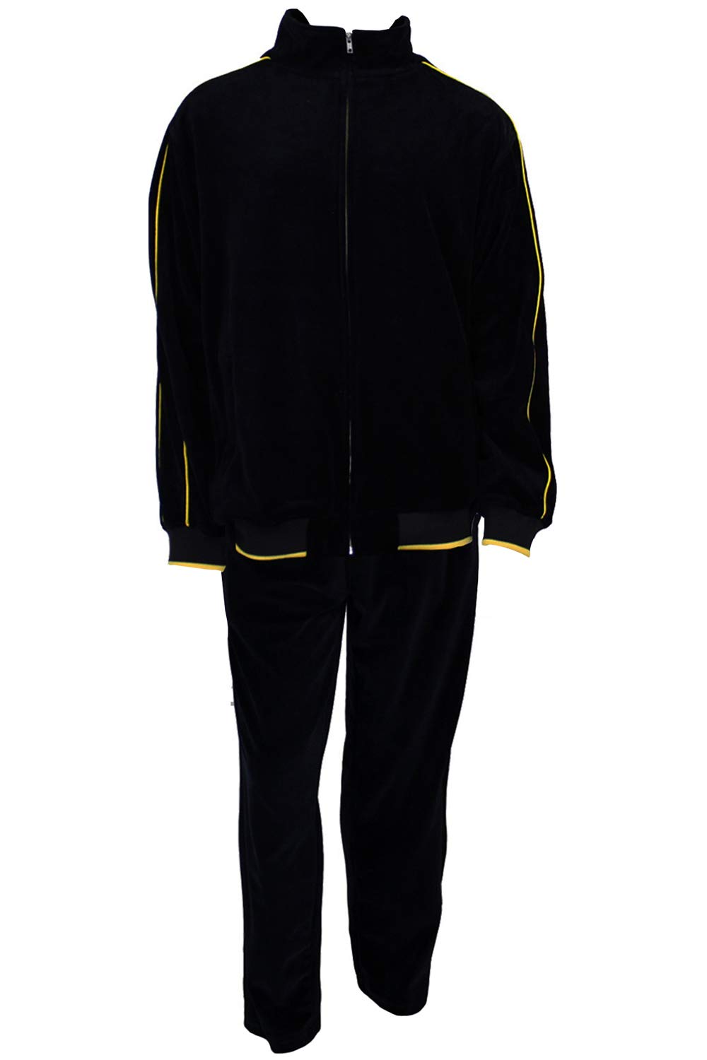 Men's Velour Tracksuit Set - Comfortable Lounge Wear & Casual Jogging Suit for Home, Gym, and Street Style Fashion