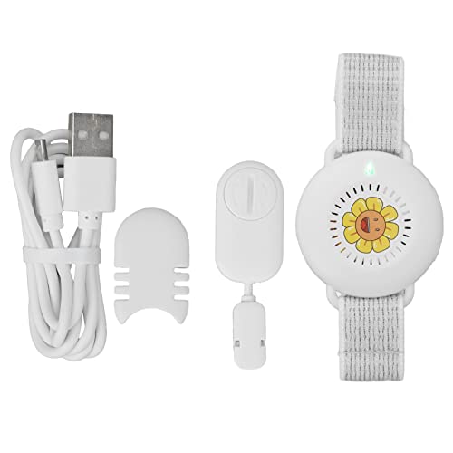 **ANGGREK Bedwetting Alarm with USB Charging - Waterproof Sensor for Kids & Elderly - Lightweight & Portable Pee Alarm for Nighttime Use**    *(Perfect for Home, Travel, and Overnight Stays - Helps Train Children & Seniors with Nocturnal Enuresis)*