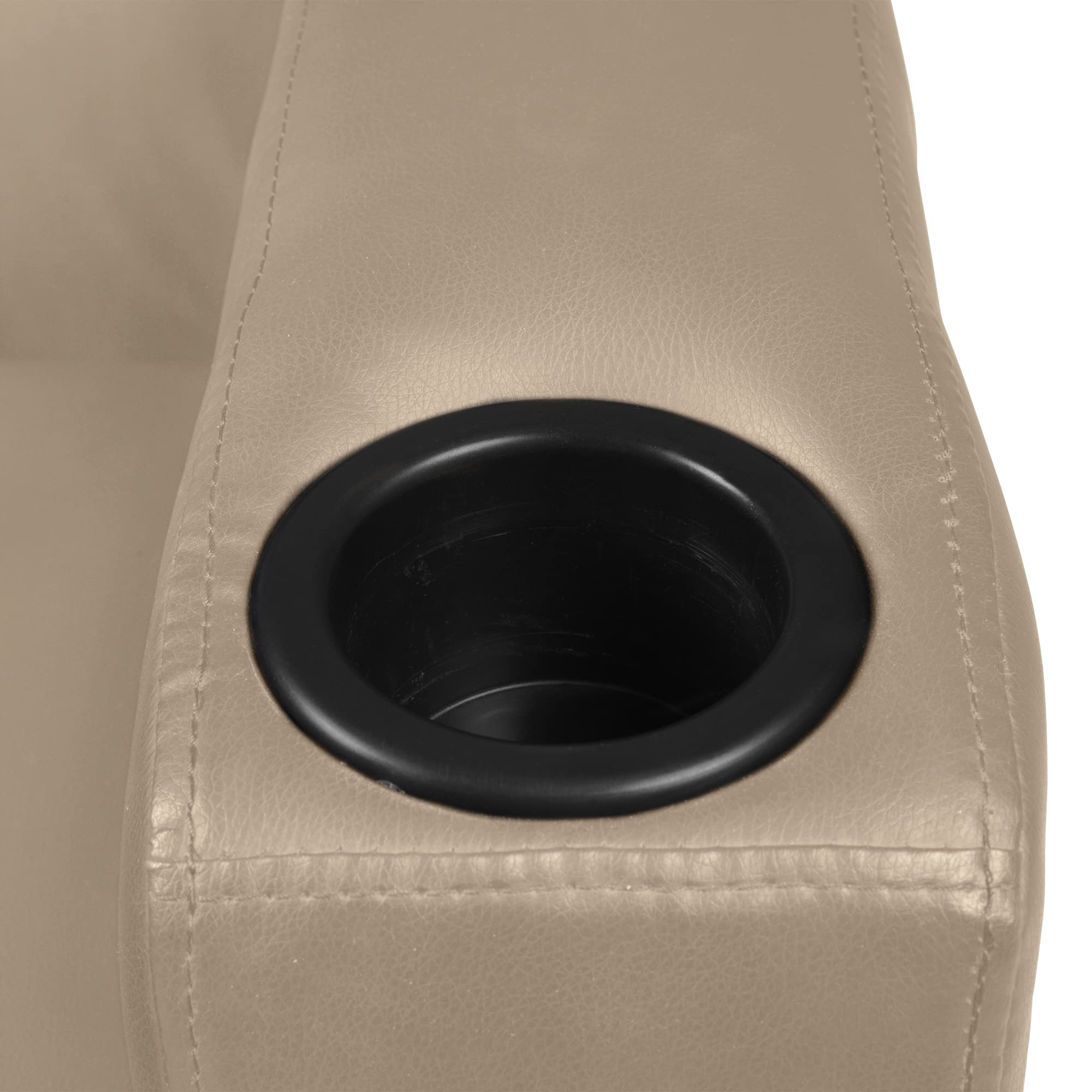 Regency Nova Tablet Arm Lounge Chair in Sand - Ergonomic Office & Conference Room Seating with Adjustable Writing Surface for Comfortable Work & Meetings